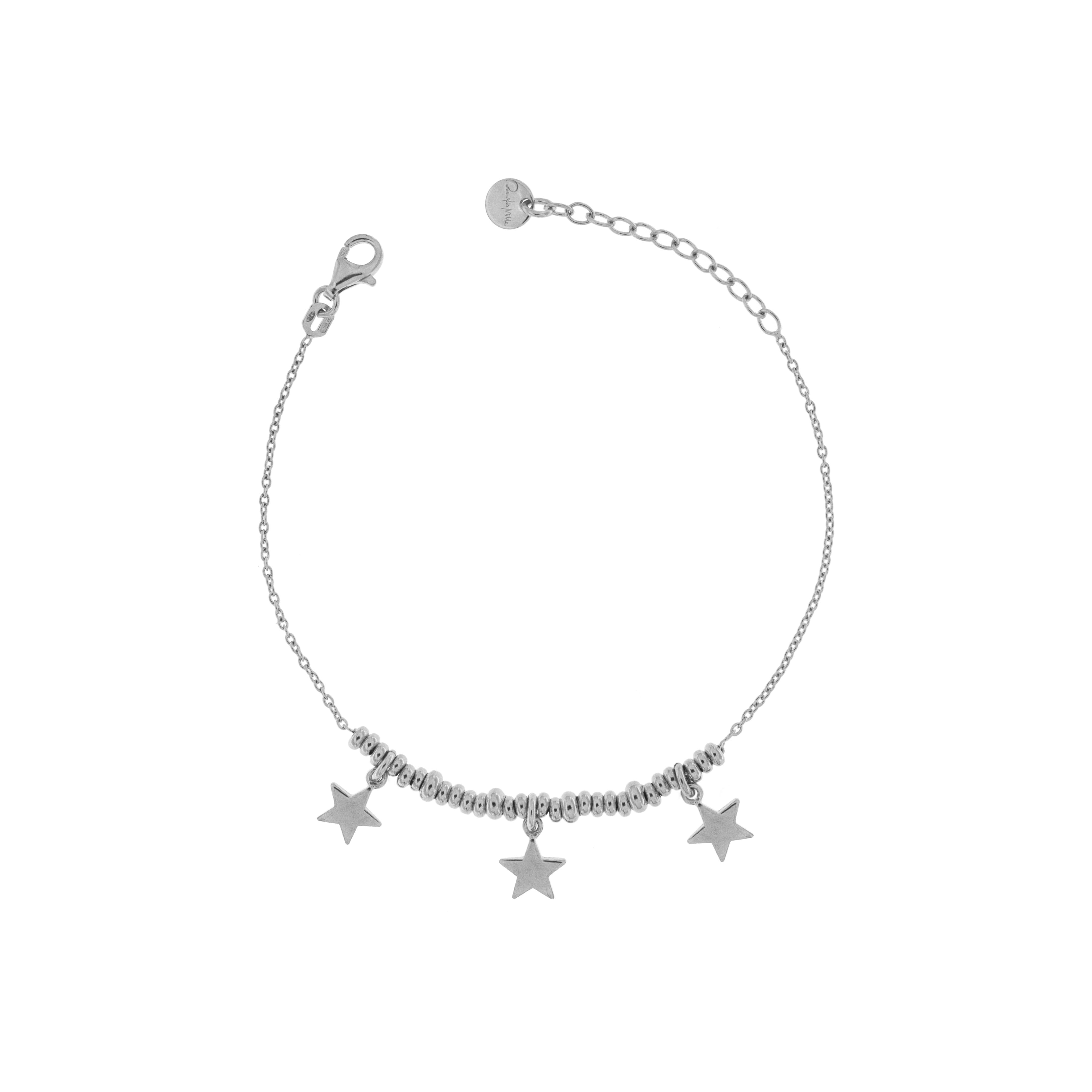 Bracelets - Bracelet with Three Stars and micro circles - 3 | Rue des Mille