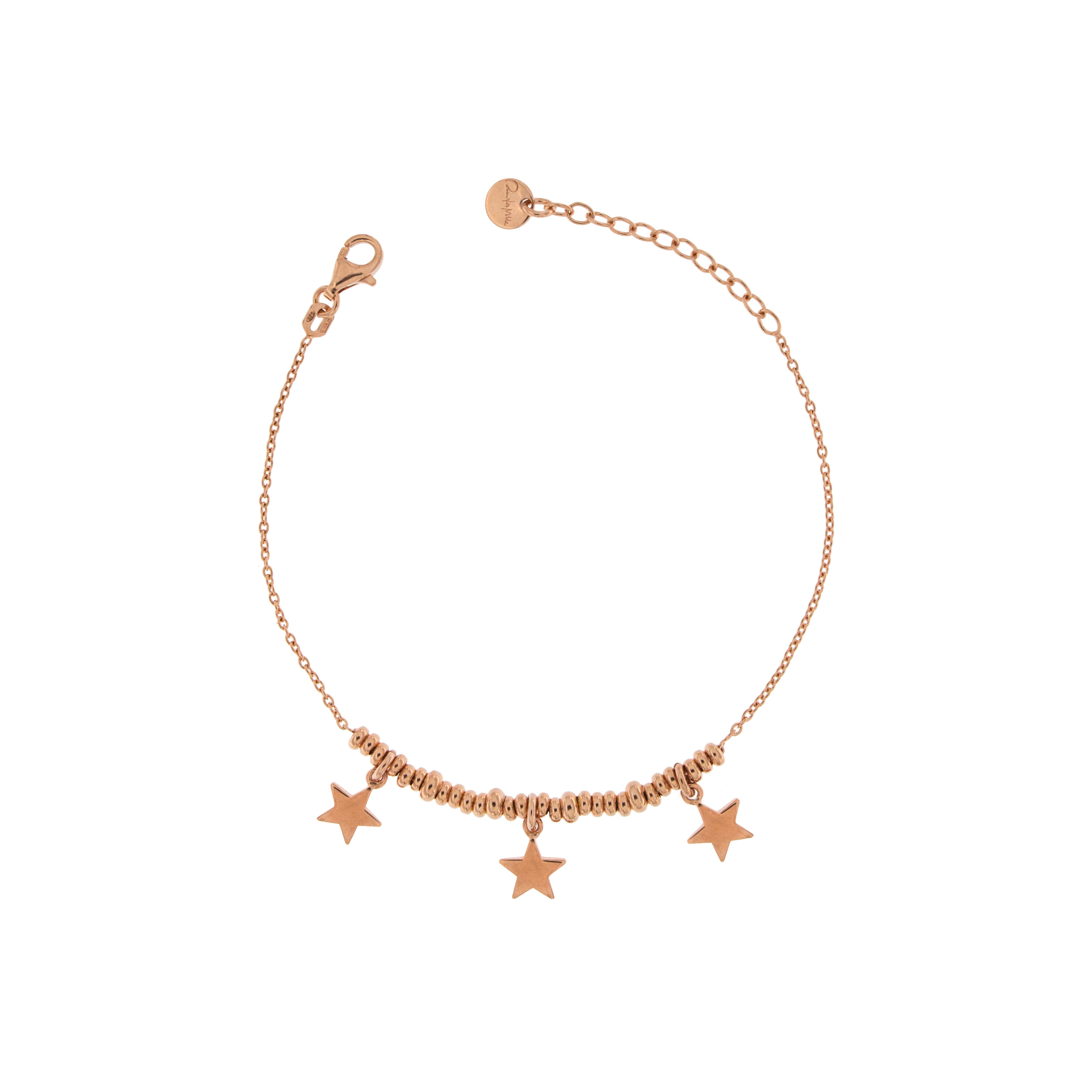 Bracelets - Bracelet with Three Stars and micro circles - 1 | Rue des Mille