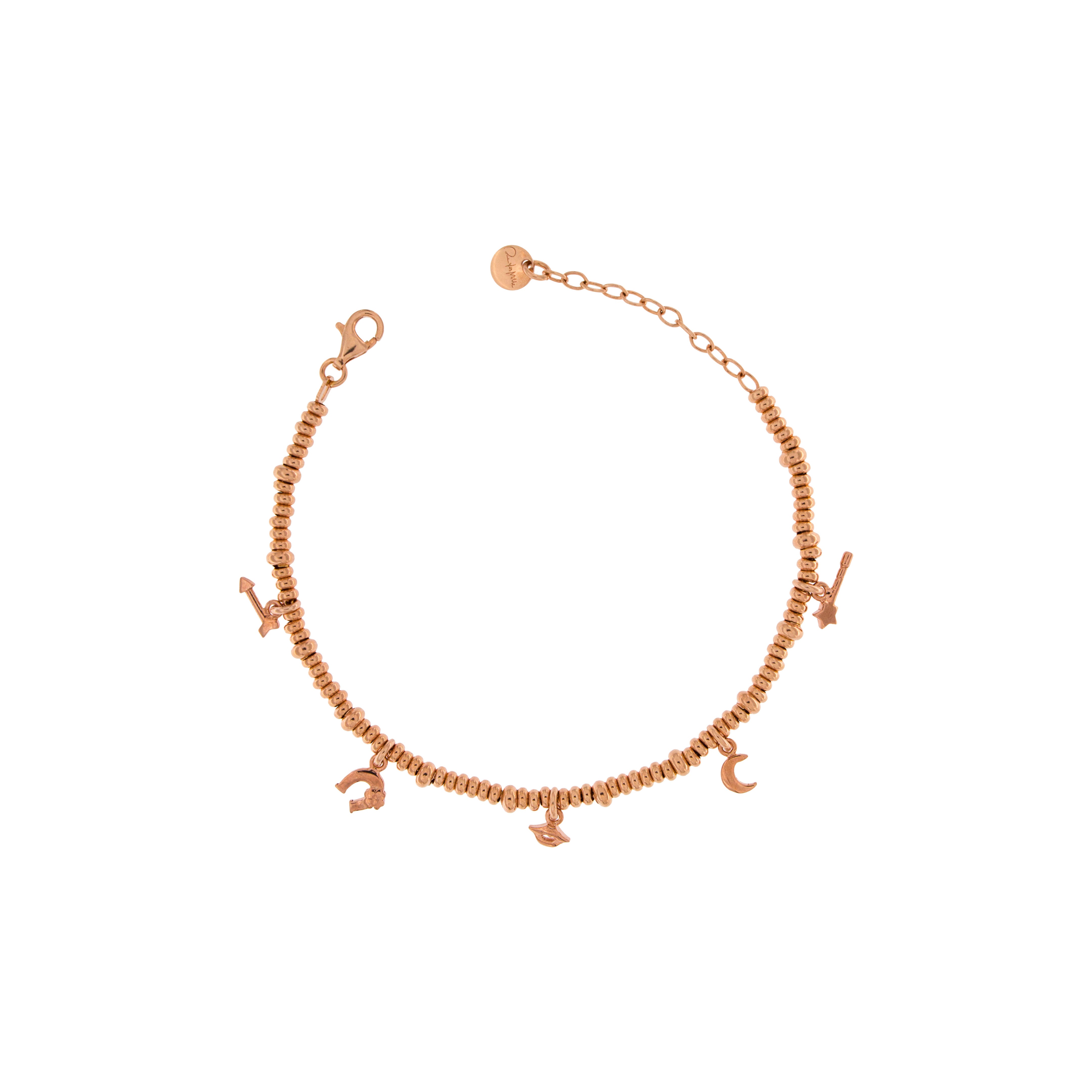 Bracelets - Bracelet with Five Subjects and Micro Circles - 1 | Rue des Mille