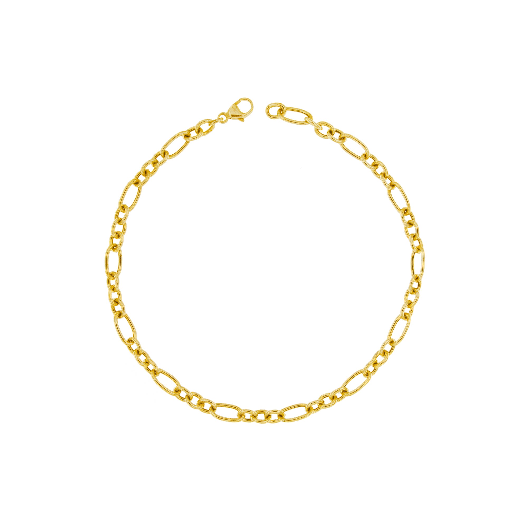 Bracciali - Bracciale Maglia Alternata Vintage  - 2 | Rue des Mille