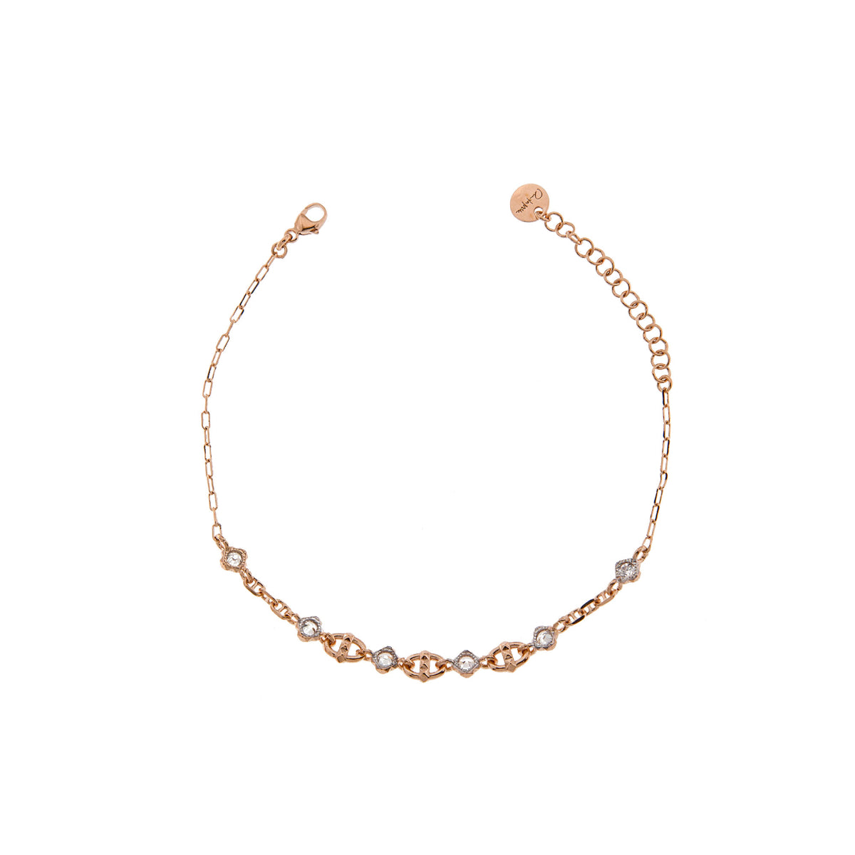 Bracelets - Bracelet with marine links and studs - 2 | Rue des Mille
