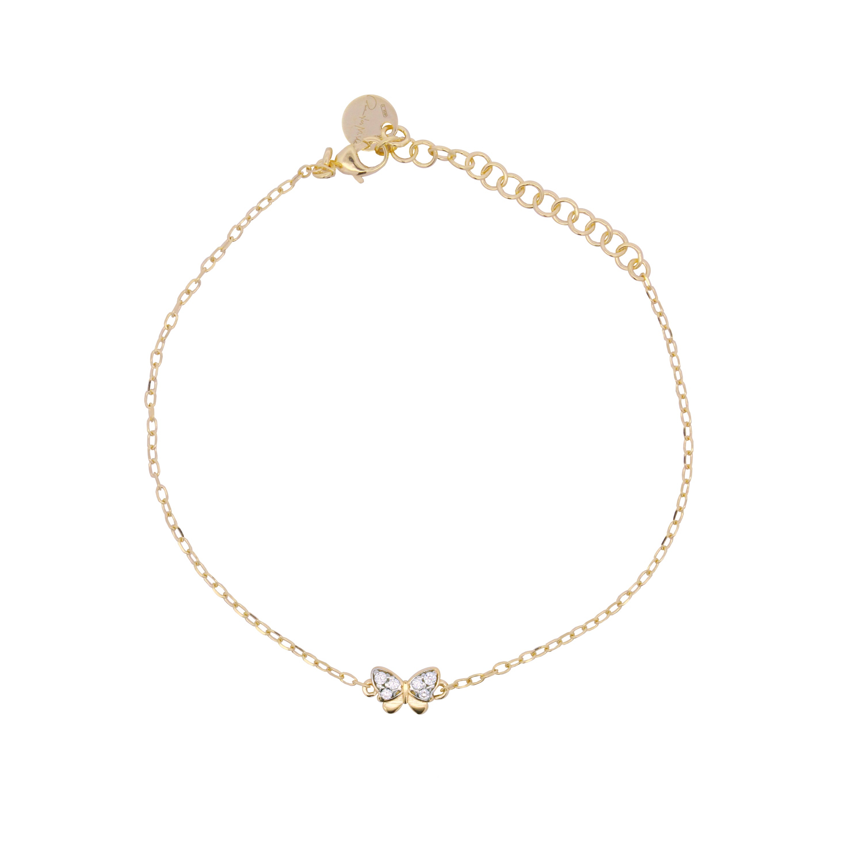 Bracelets - Butterfly chain bracelet - Fly&Shine - 1 | Rue des Mille