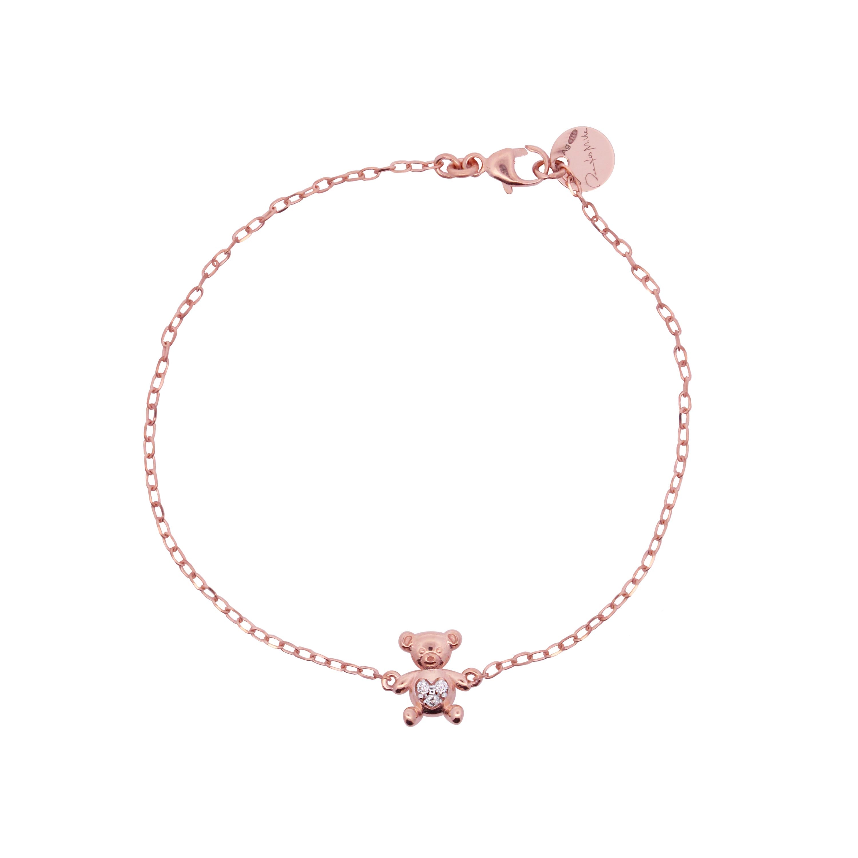 Teddy bear chain bracelet - Teddy Fancy