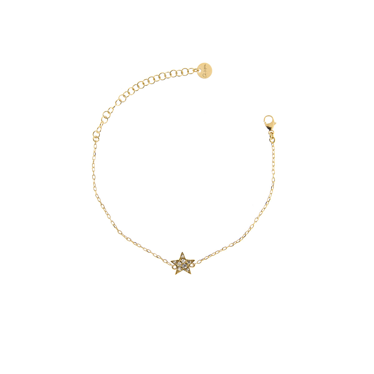 Bracelets - Bracelet chain and star zircons - 2 | Rue des Mille