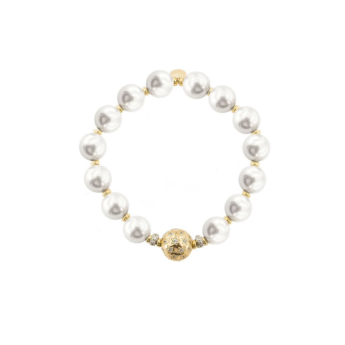 Bracelets - Elastic bracelet pearls and sphere - STARBALL - 1 | Rue des Mille