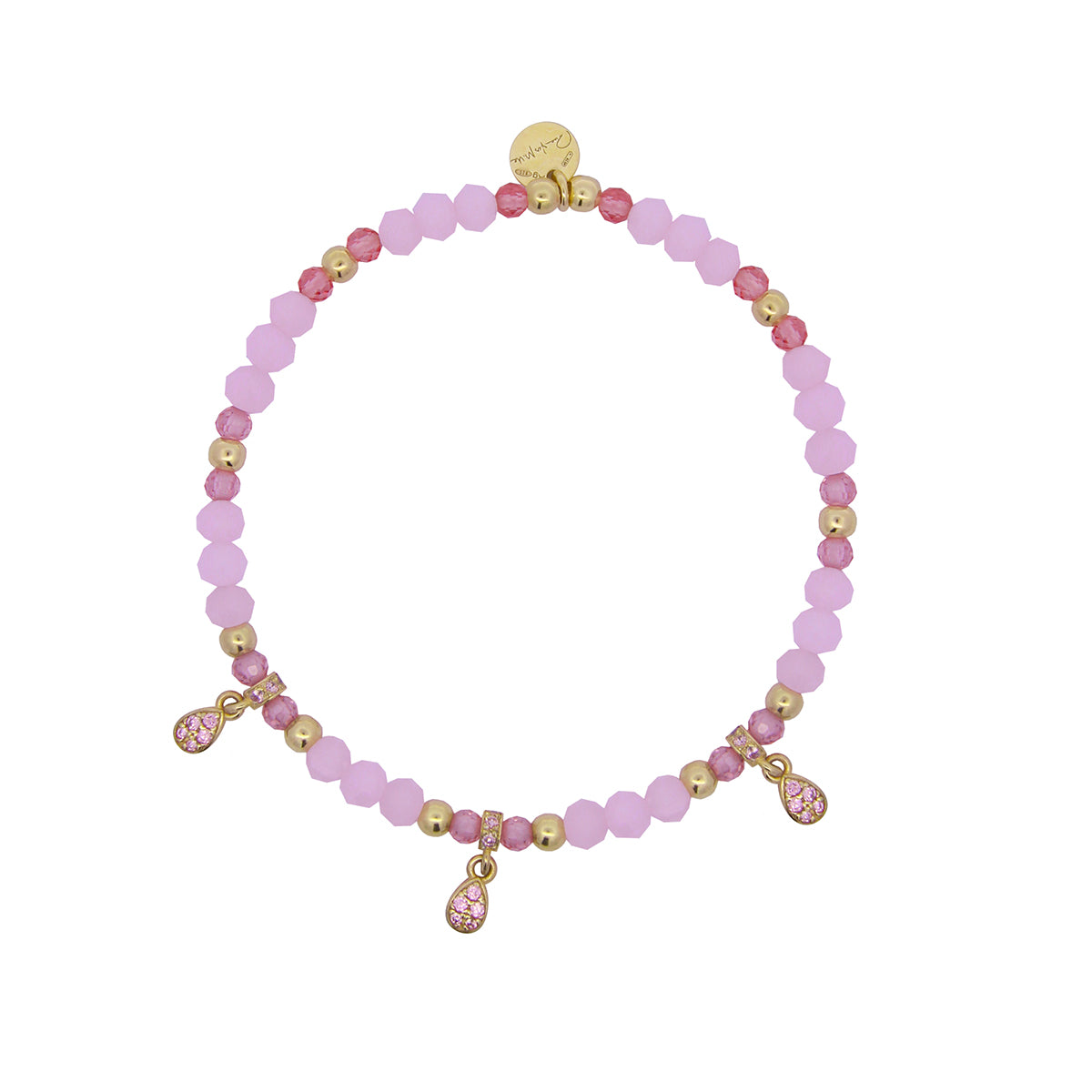 Pulseras - Pulsera elástica triple drops - 1 | Rue des Mille