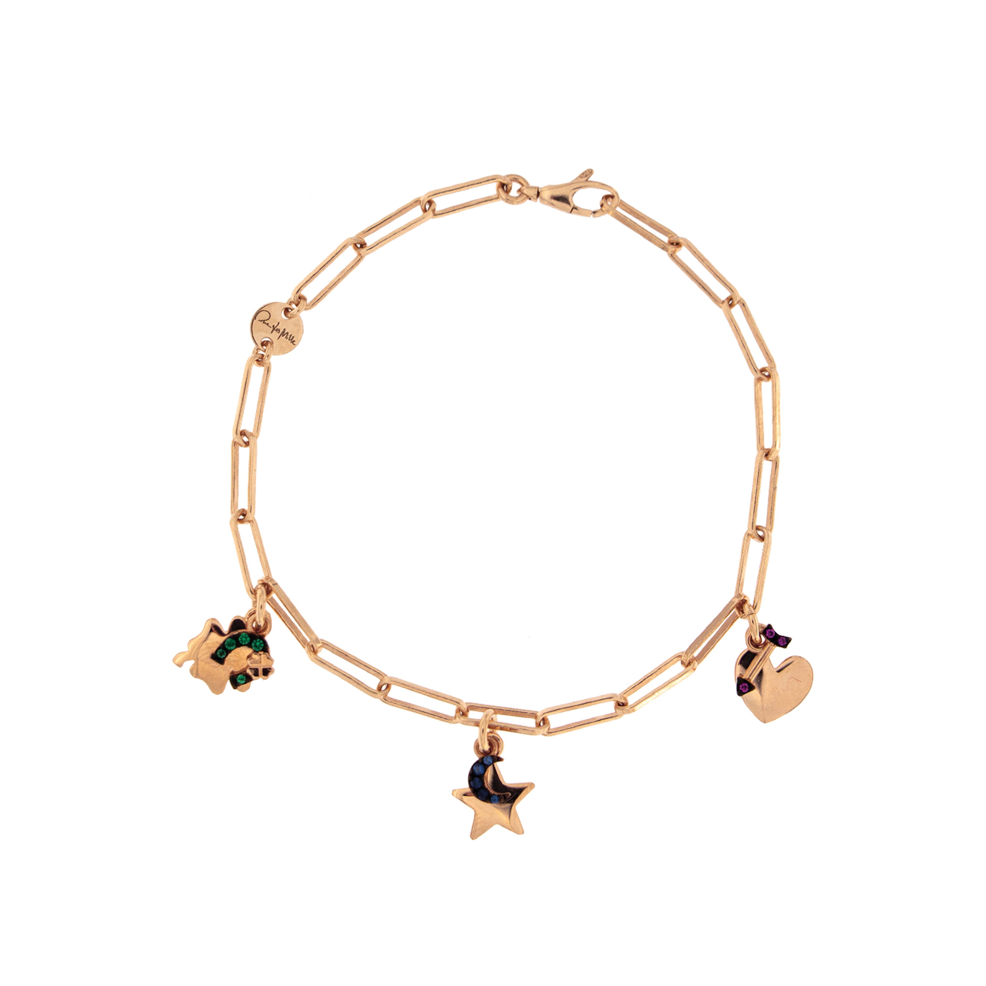 Pulseras - Pulsera Cadena 3 Detalles - 1 | Rue des Mille