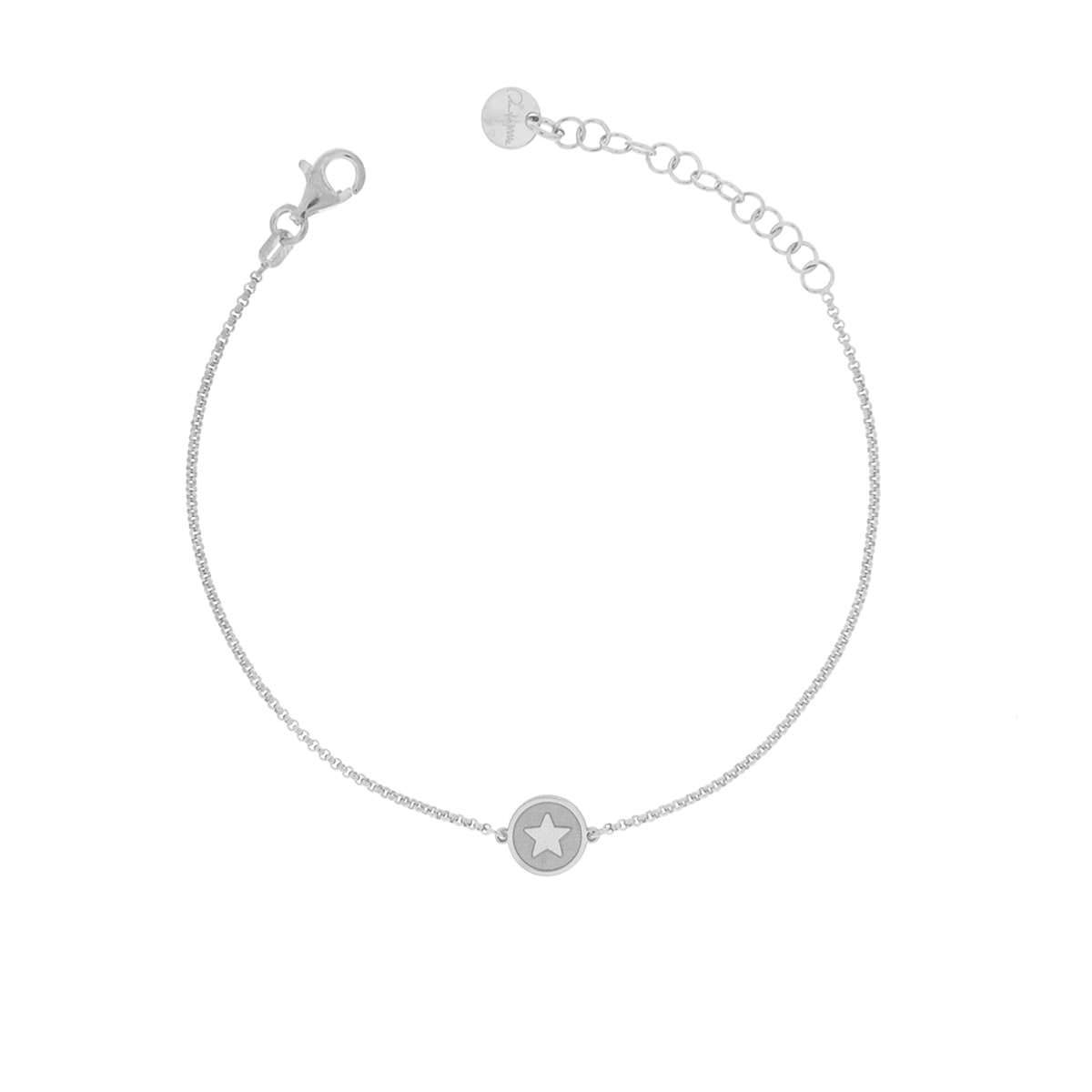 Bracelets - Chain Bracelet with Central Star Subject - 2 | Rue des Mille