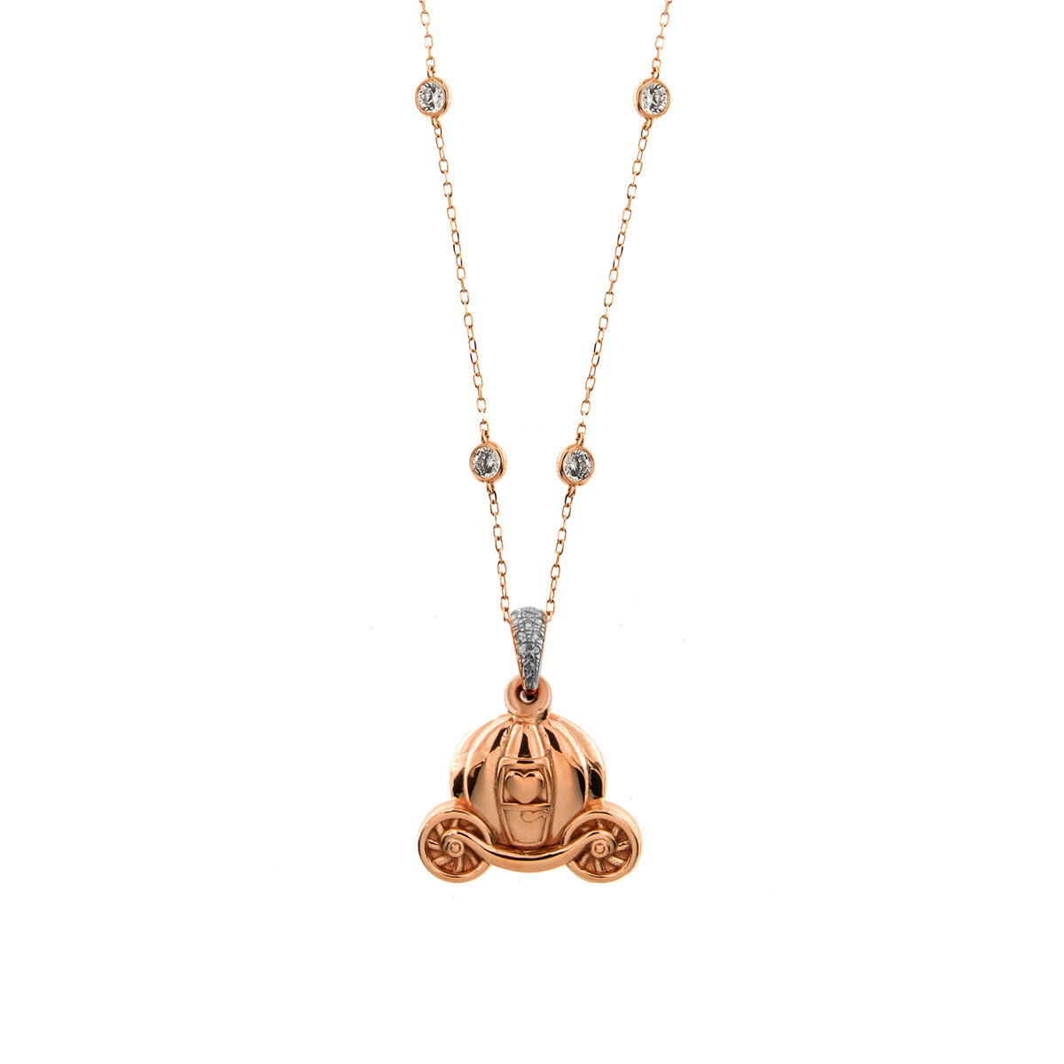 Necklaces - SMALL ELECTROFORMED CARRIAGE  NECKLACE - GO BIG - 2 | Rue des Mille