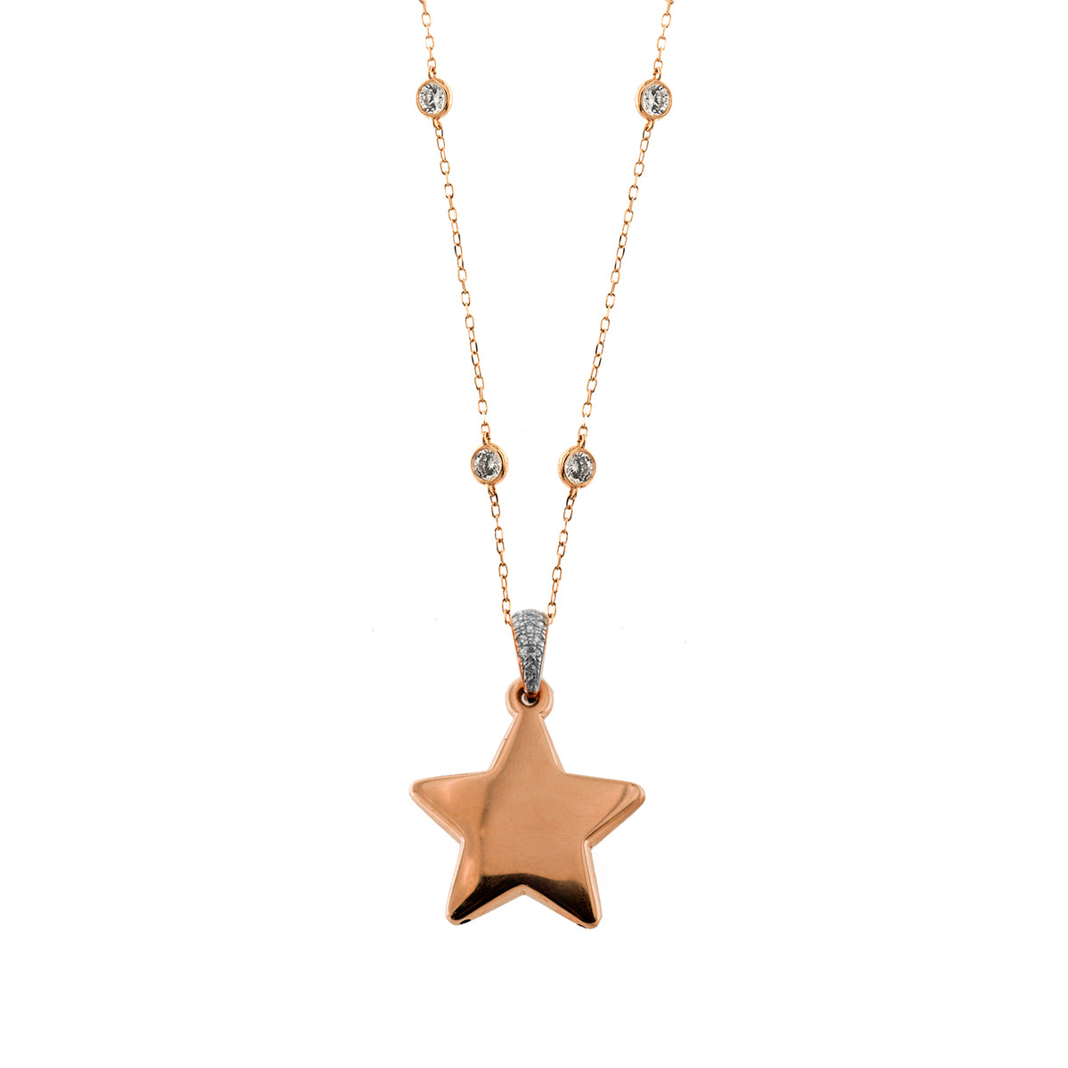 Collares - COLLAR PEQUEÑO ESTRELLA ELECTROFORMADO - GO BIG - 2 | Rue des Mille