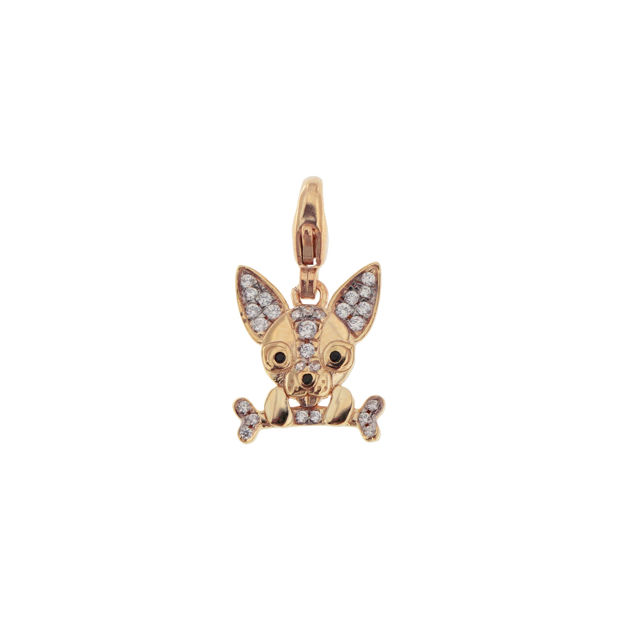 Pendants - Pendant Chihuahua With Zirconia - 1 | Rue des Mille