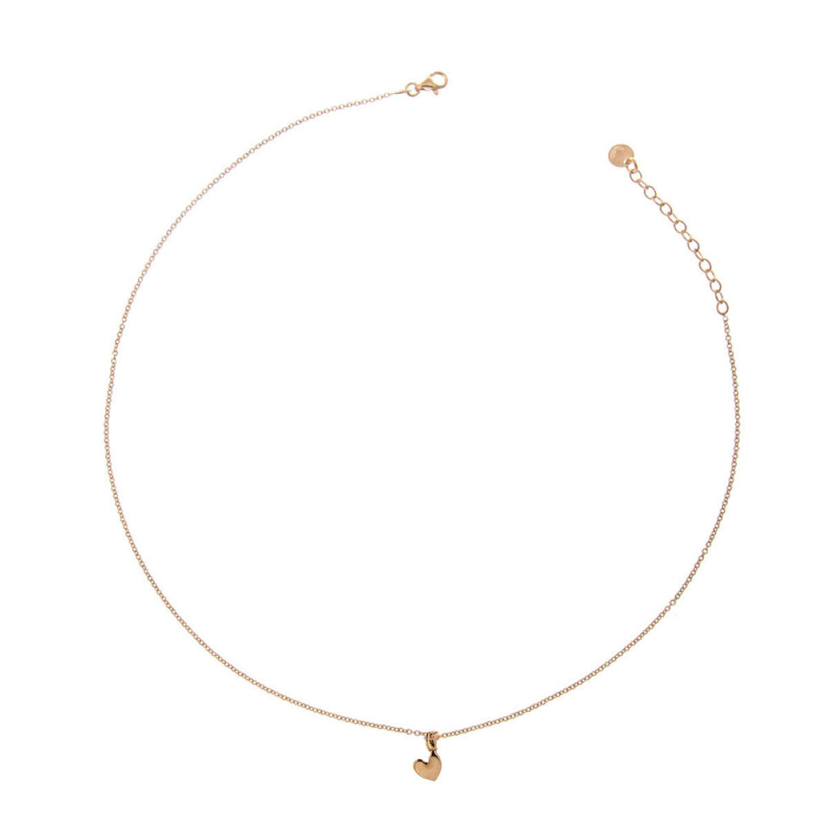 Chokers - Choker With Central Rounded Subject - Heart - 1 | Rue des Mille