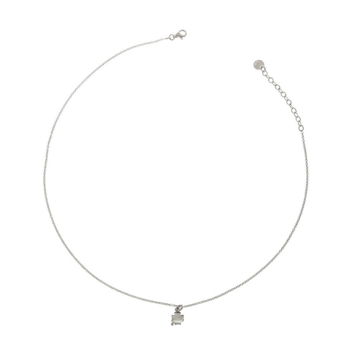 Chokers - Choker With Central Rounded Subject - Four-leaf Clover - 3 | Rue des Mille