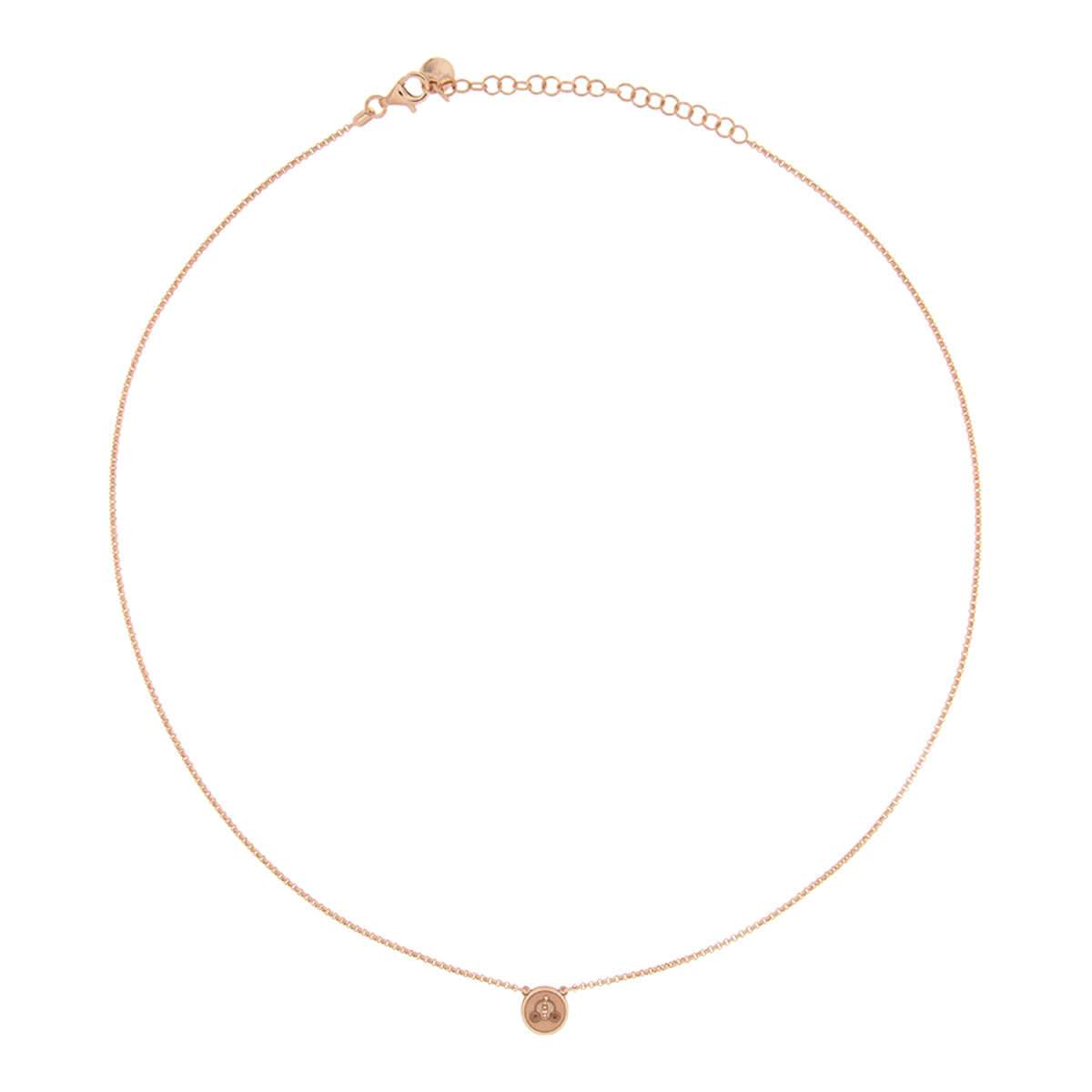 Chokers - Chain Choker with Central Subject - Carriage - 1 | Rue des Mille