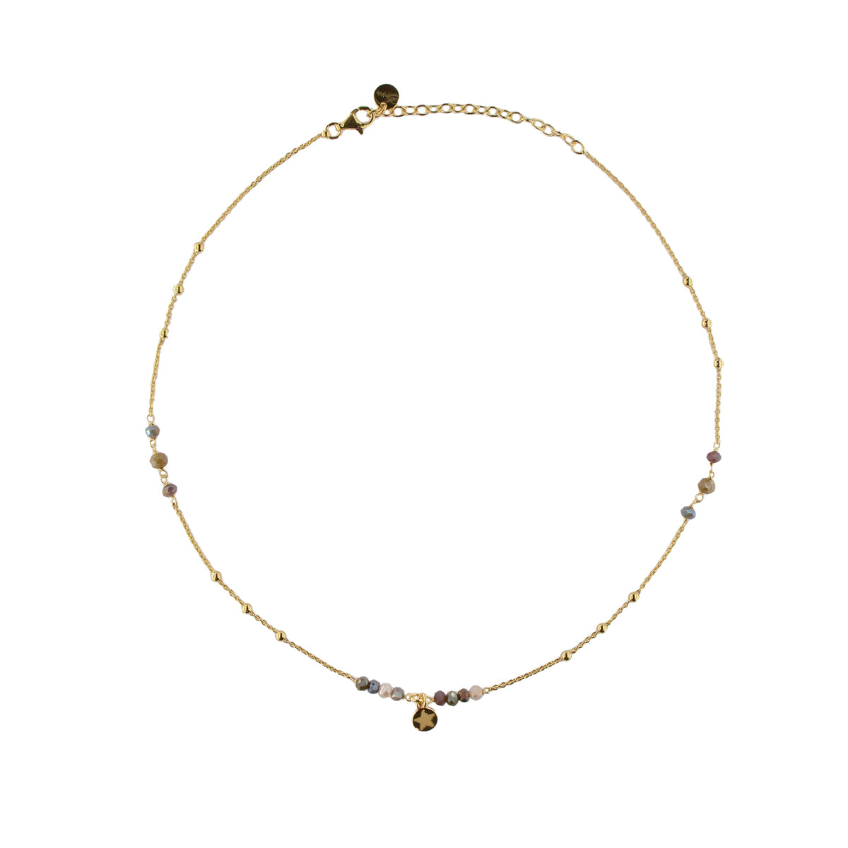 Chokers - CHAINED NECKLACE - GIPSY TIERRA - 1 | Rue des Mille