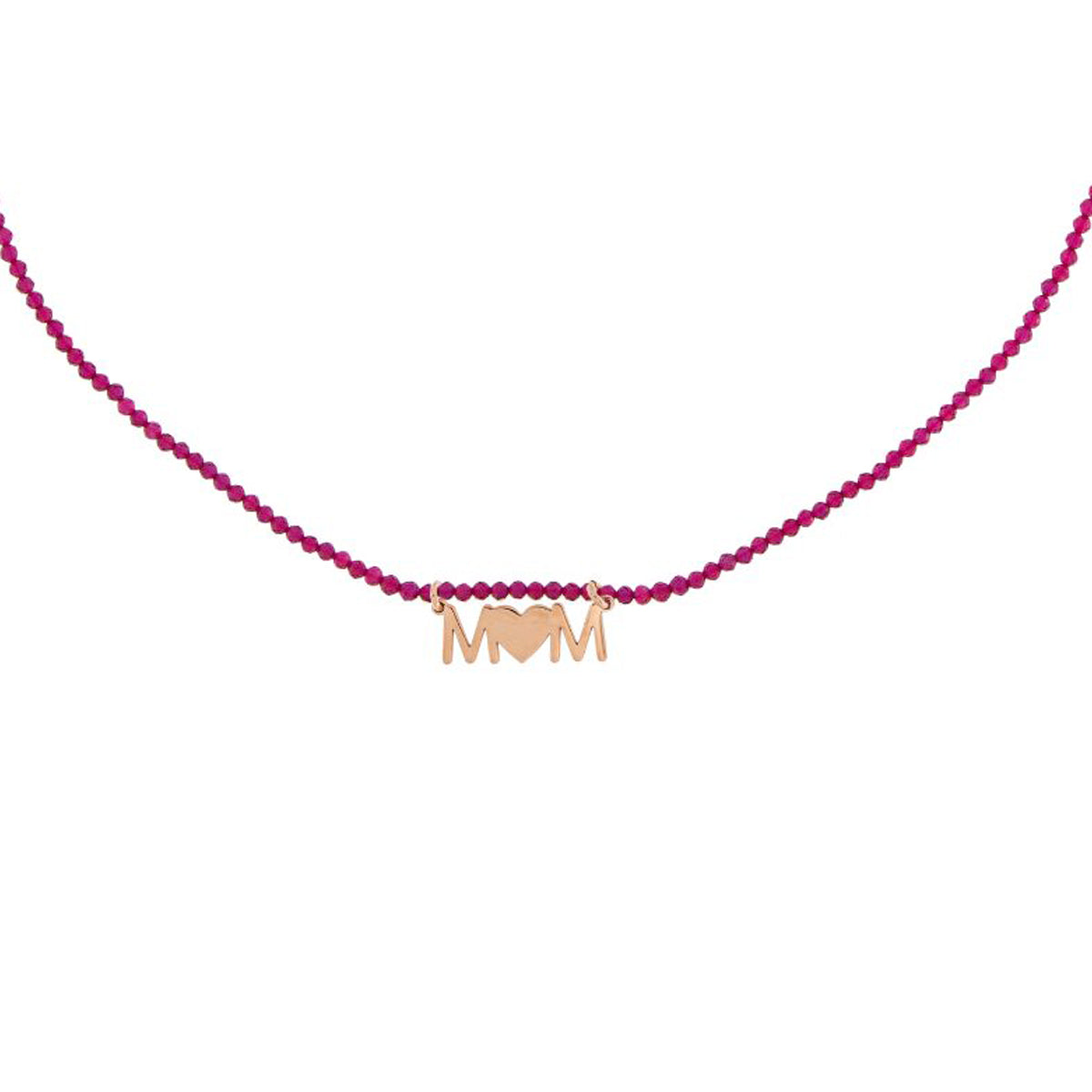 Chokers - Necklace With Colored Gemstones - MOM - 1 | Rue des Mille