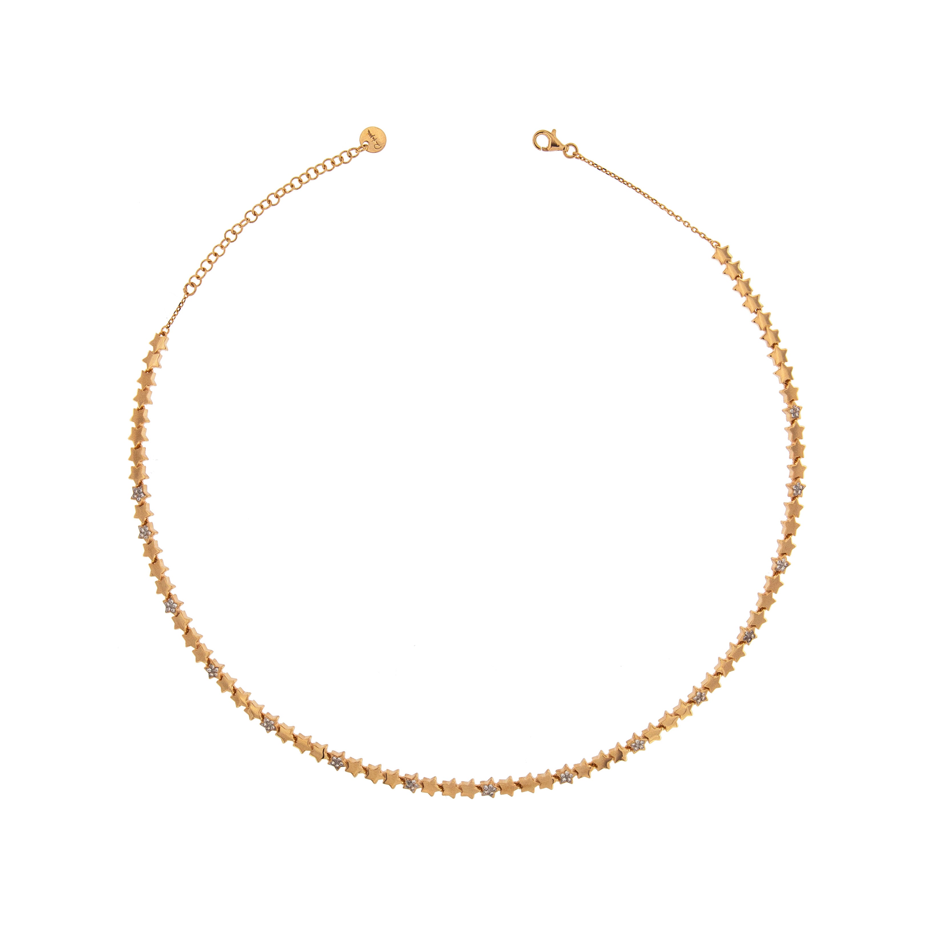 Chokers - Tennis Choker with Zircons - Stars - 1 | Rue des Mille