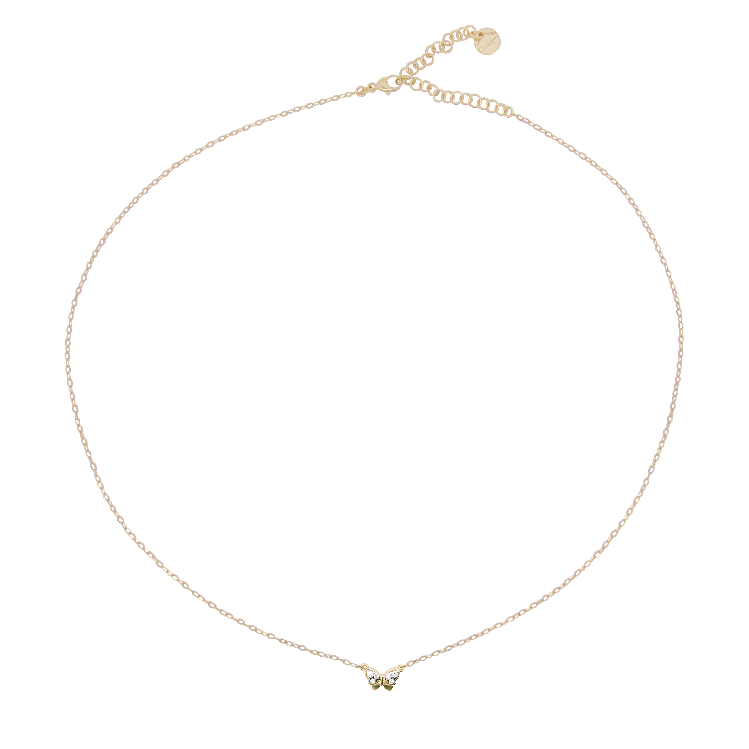 Chokers - Butterfly chain choker - Fly&Shine - 3 | Rue des Mille