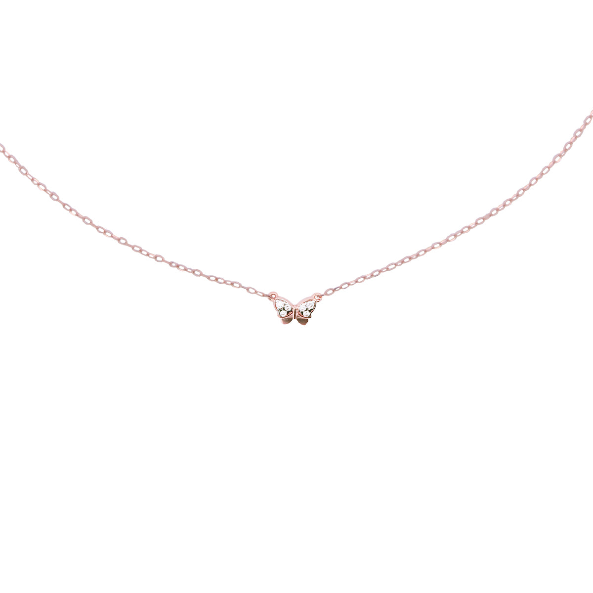 Chokers - Butterfly chain choker - Fly&Shine - 1 | Rue des Mille