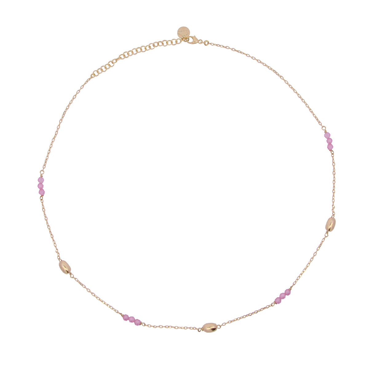 Choker pink stones