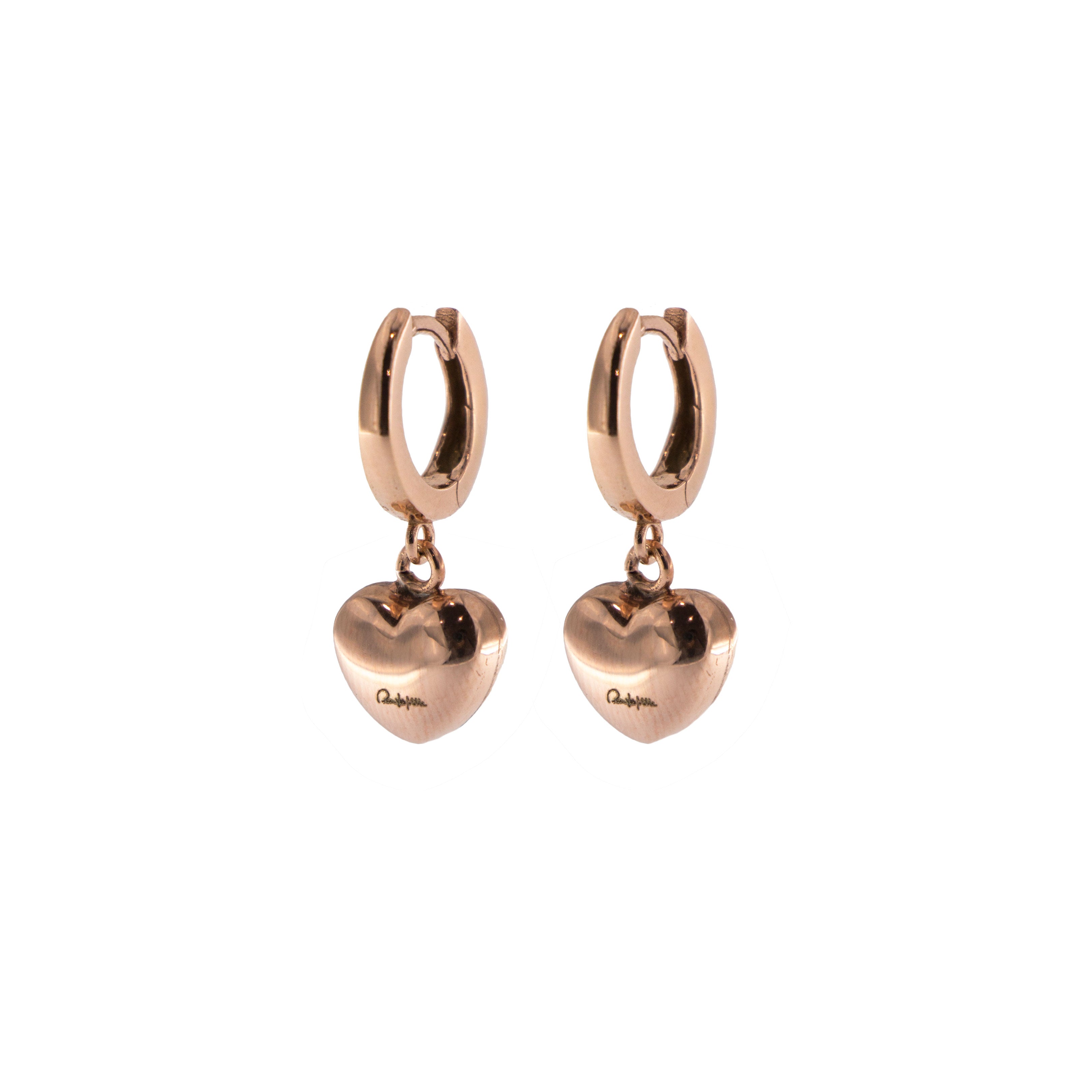 Earrings - Clip-on Earrings with Hearts - 1 | Rue des Mille