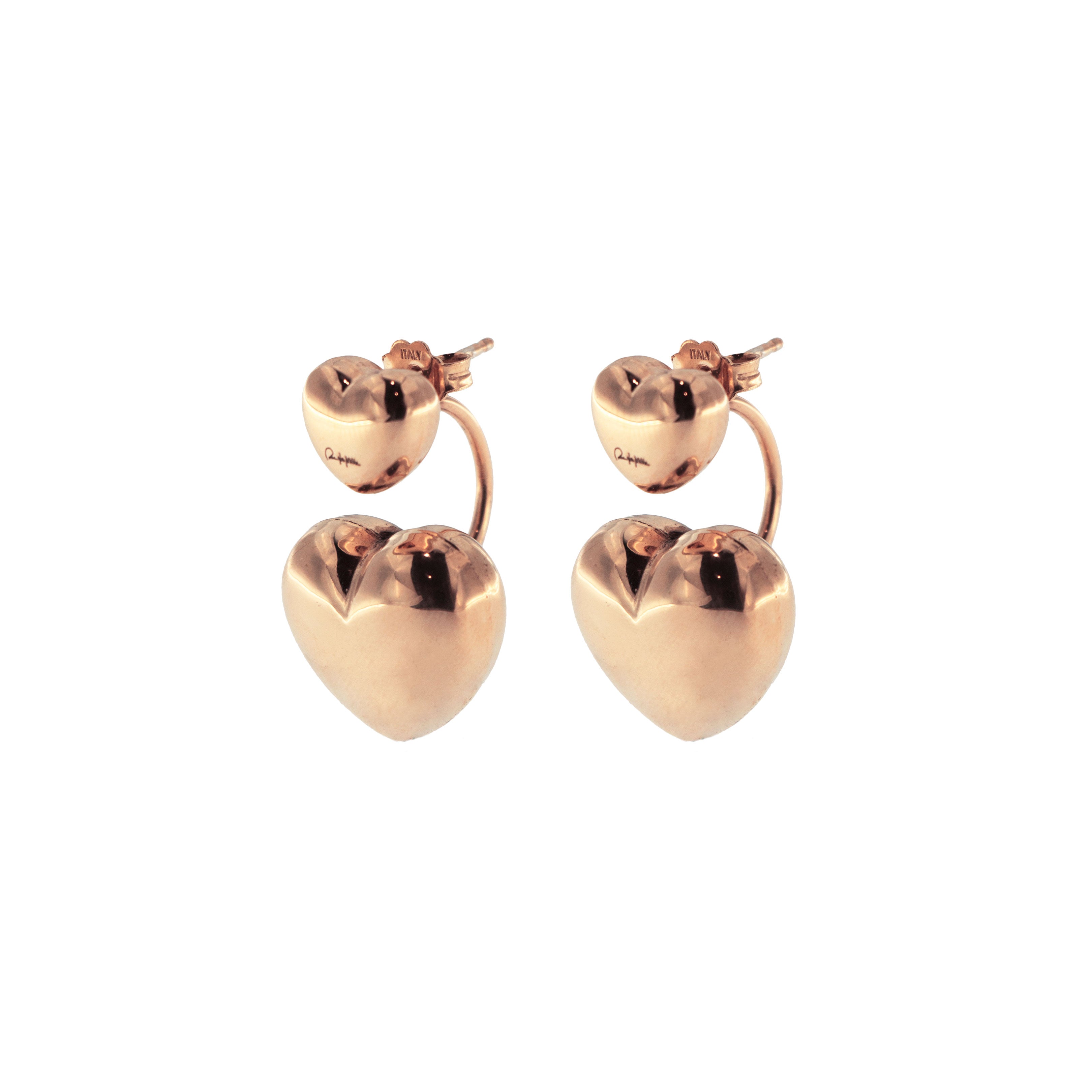 Earrings - Earrings with Hearts - 1 | Rue des Mille