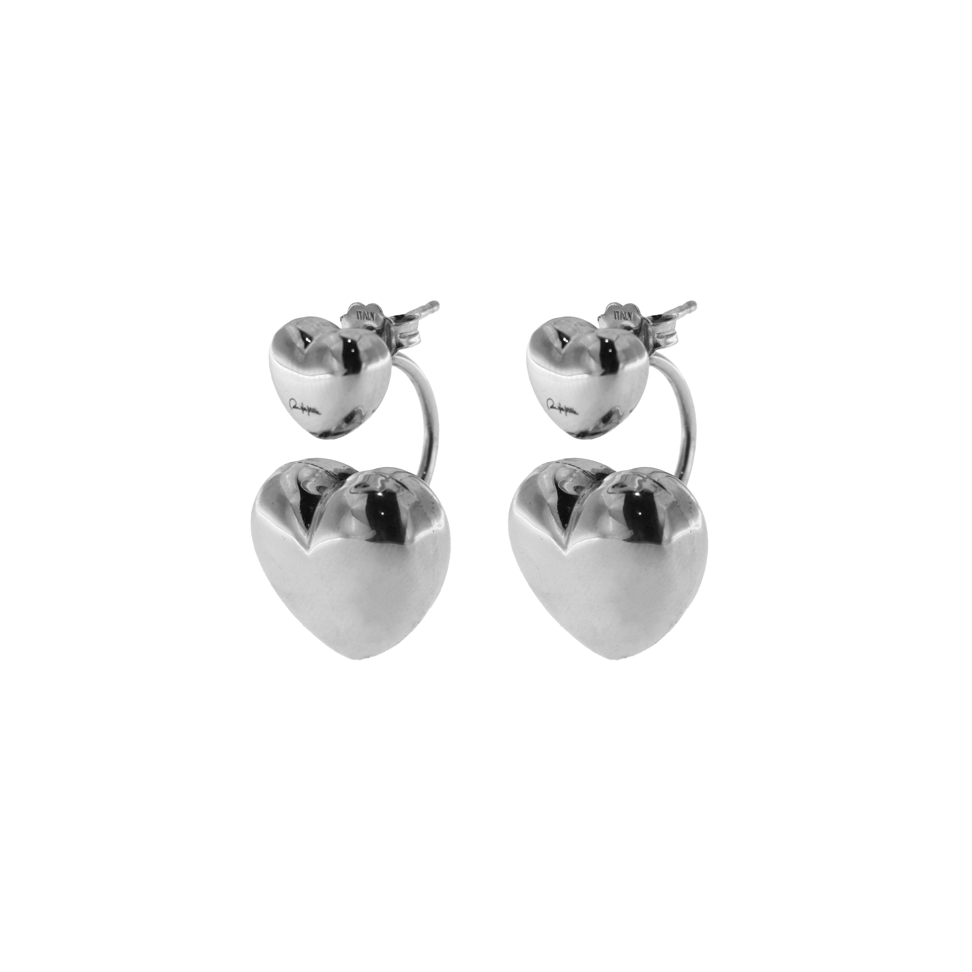 Earrings - Earrings with Hearts - 2 | Rue des Mille