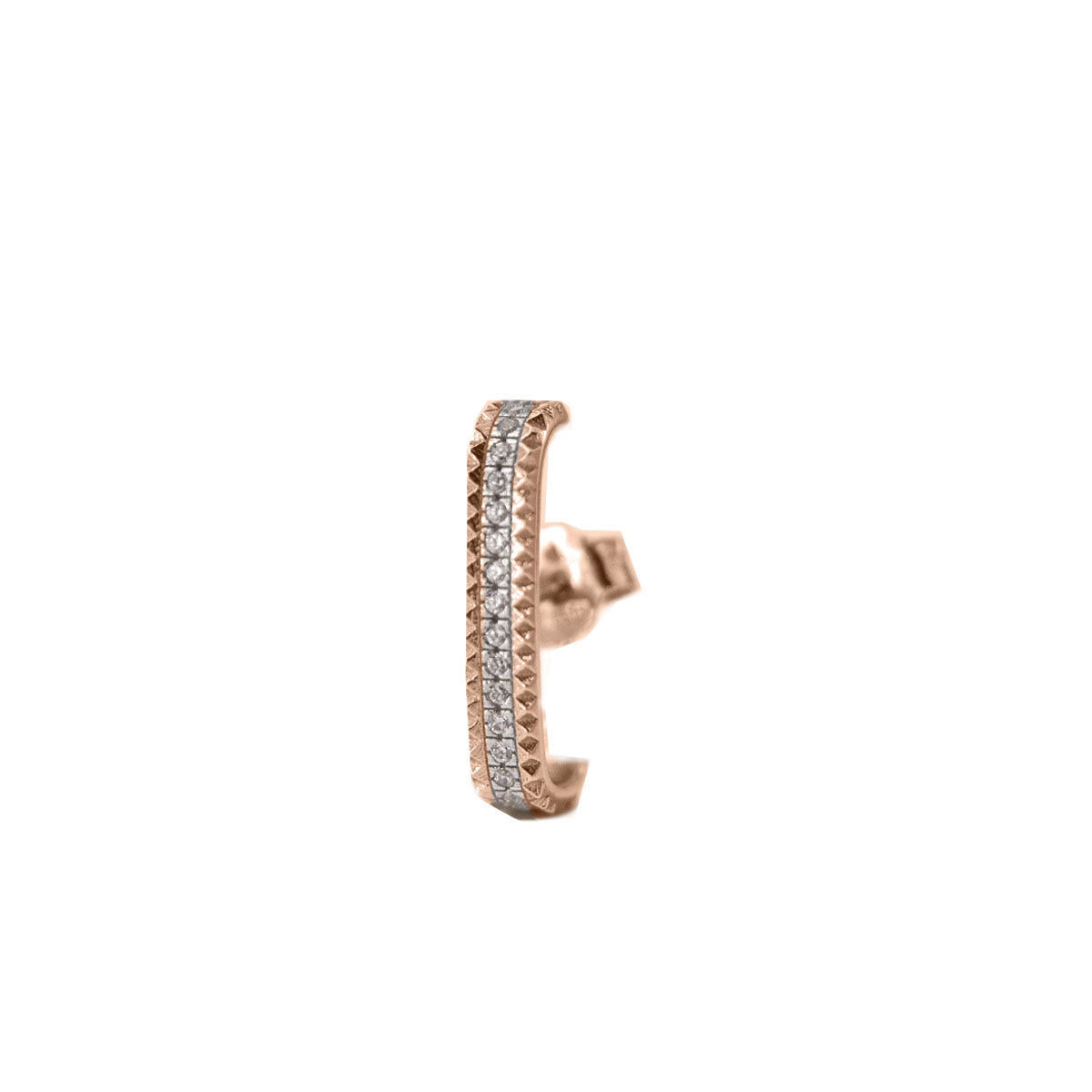 Earrings - Single earring huggie-bar and studs - 1 | Rue des Mille