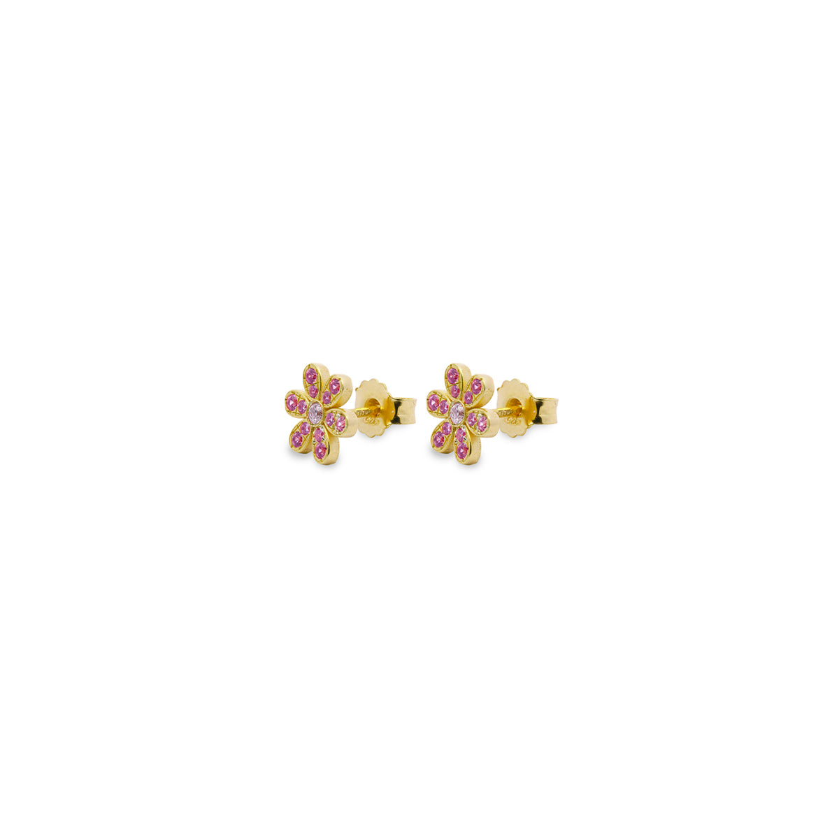 Flower drops earrings