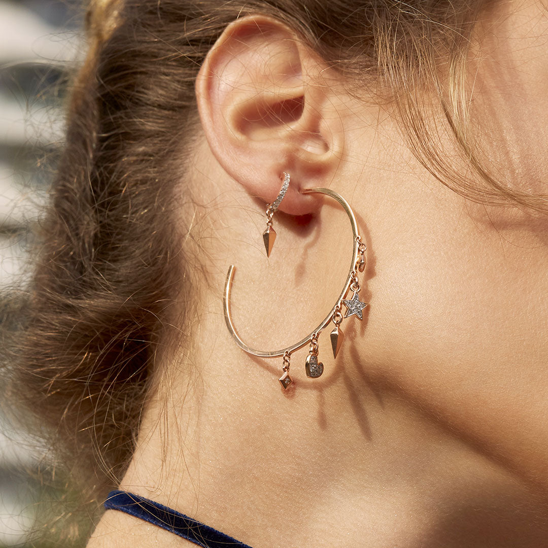 Pendientes - Pendientes circulares 5 Detalles - 2 | Rue des Mille