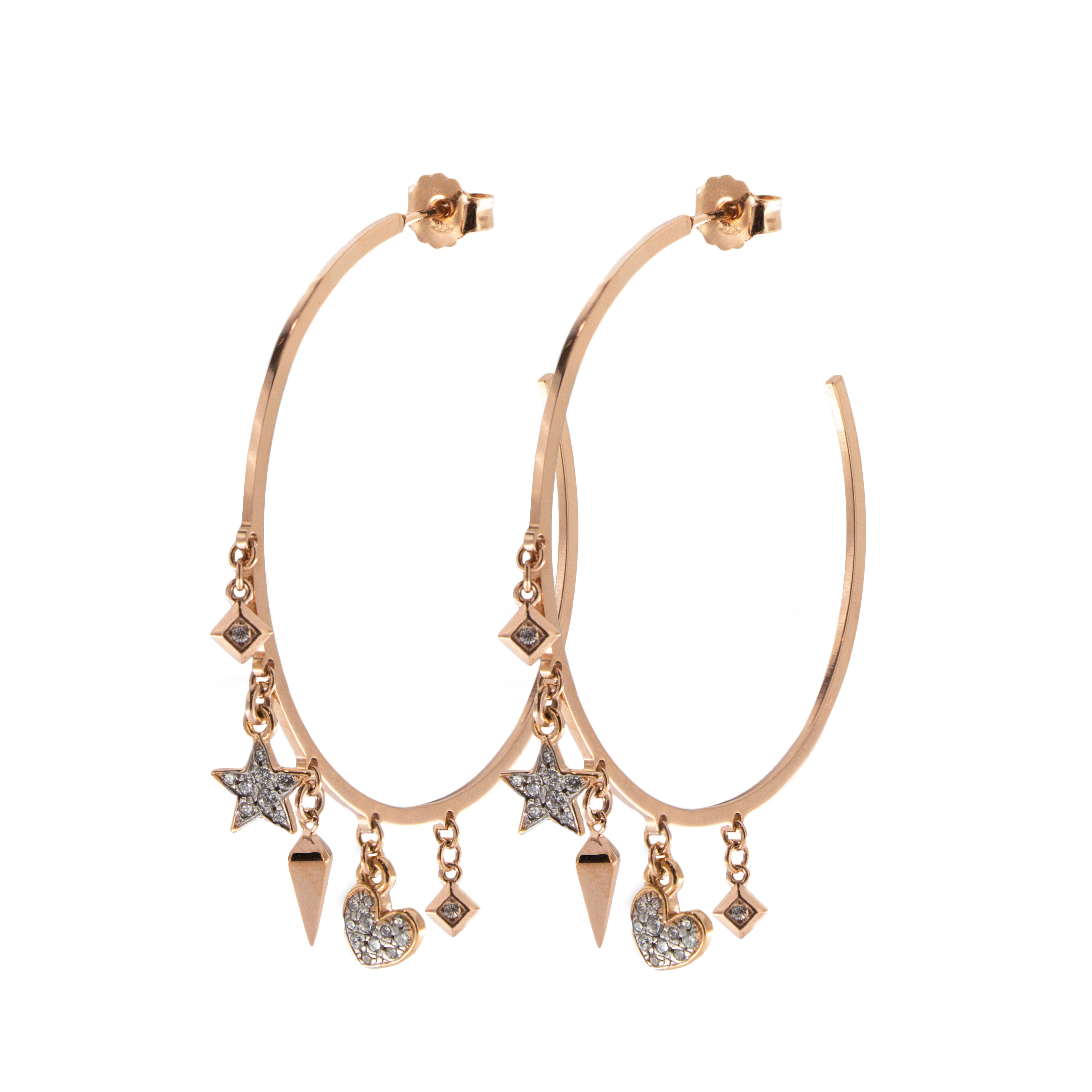 Pendientes - Pendientes circulares 5 Detalles - 1 | Rue des Mille