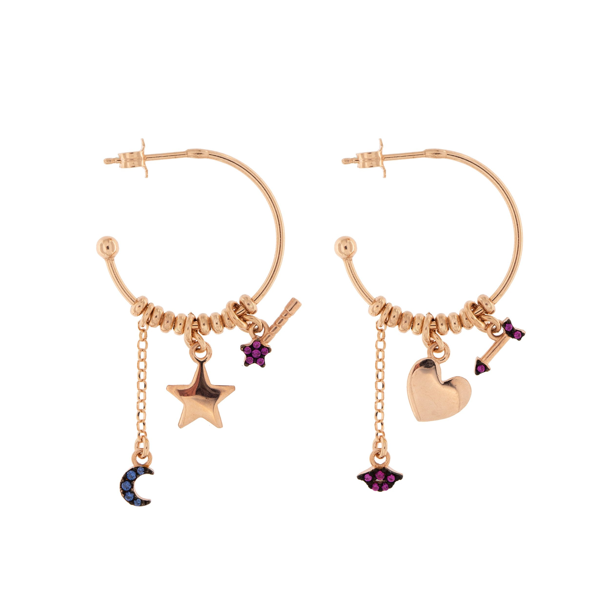 Earrings - Tris Hoop Earrings - 1 | Rue des Mille