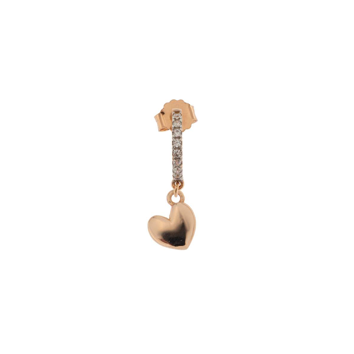 Earrings - Mono Earring with Subject - Heart - 1 | Rue des Mille