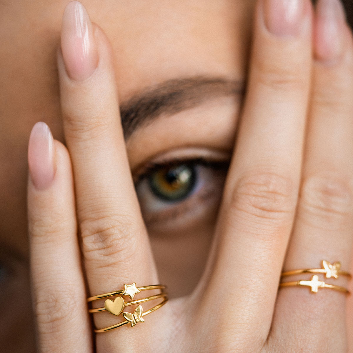 Rings - Butterfly ring - ORO18KT - 5 | Rue des Mille