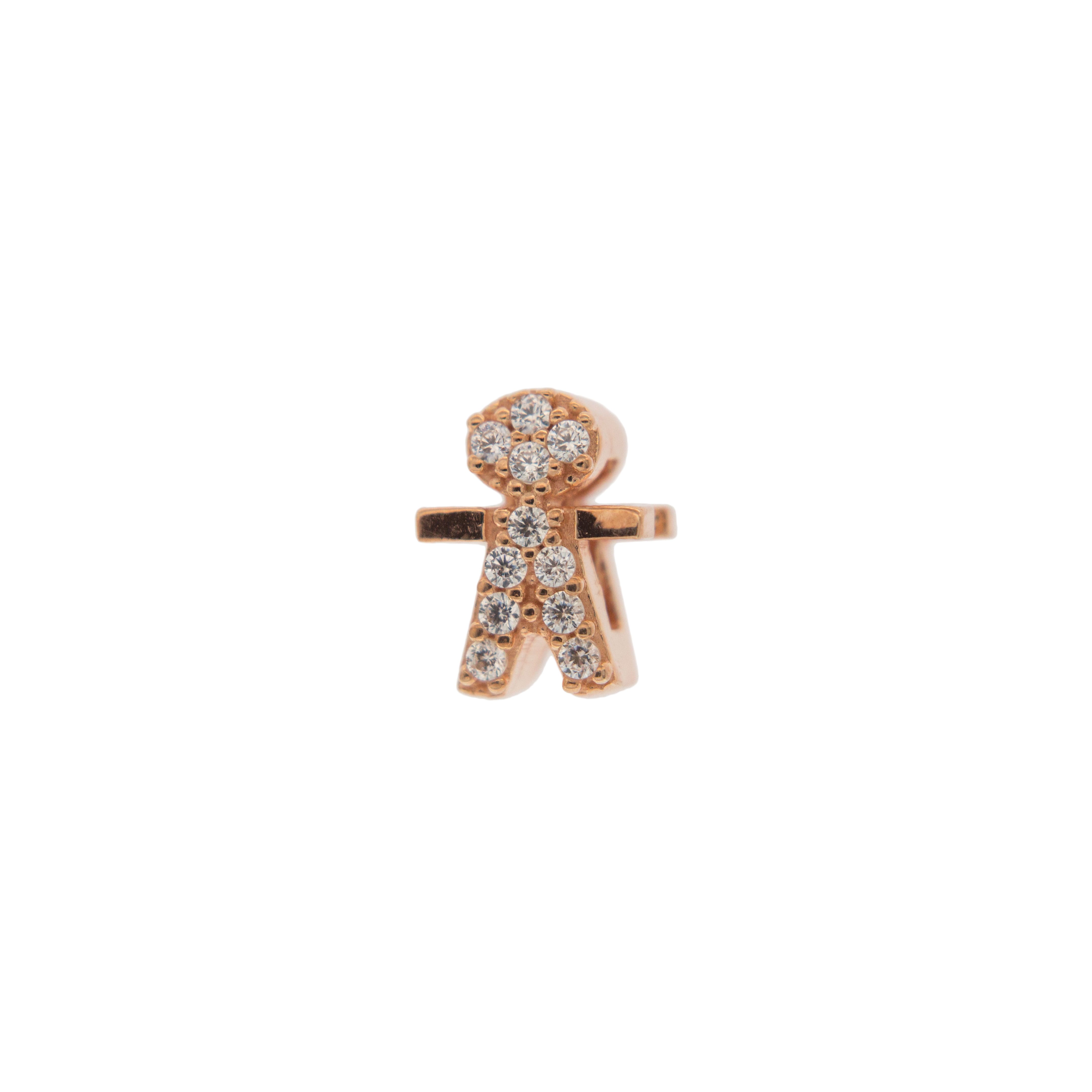 Moments - Moment Little Boy with Zircon for Carousel Bracelet and Choker - 1 | Rue des Mille