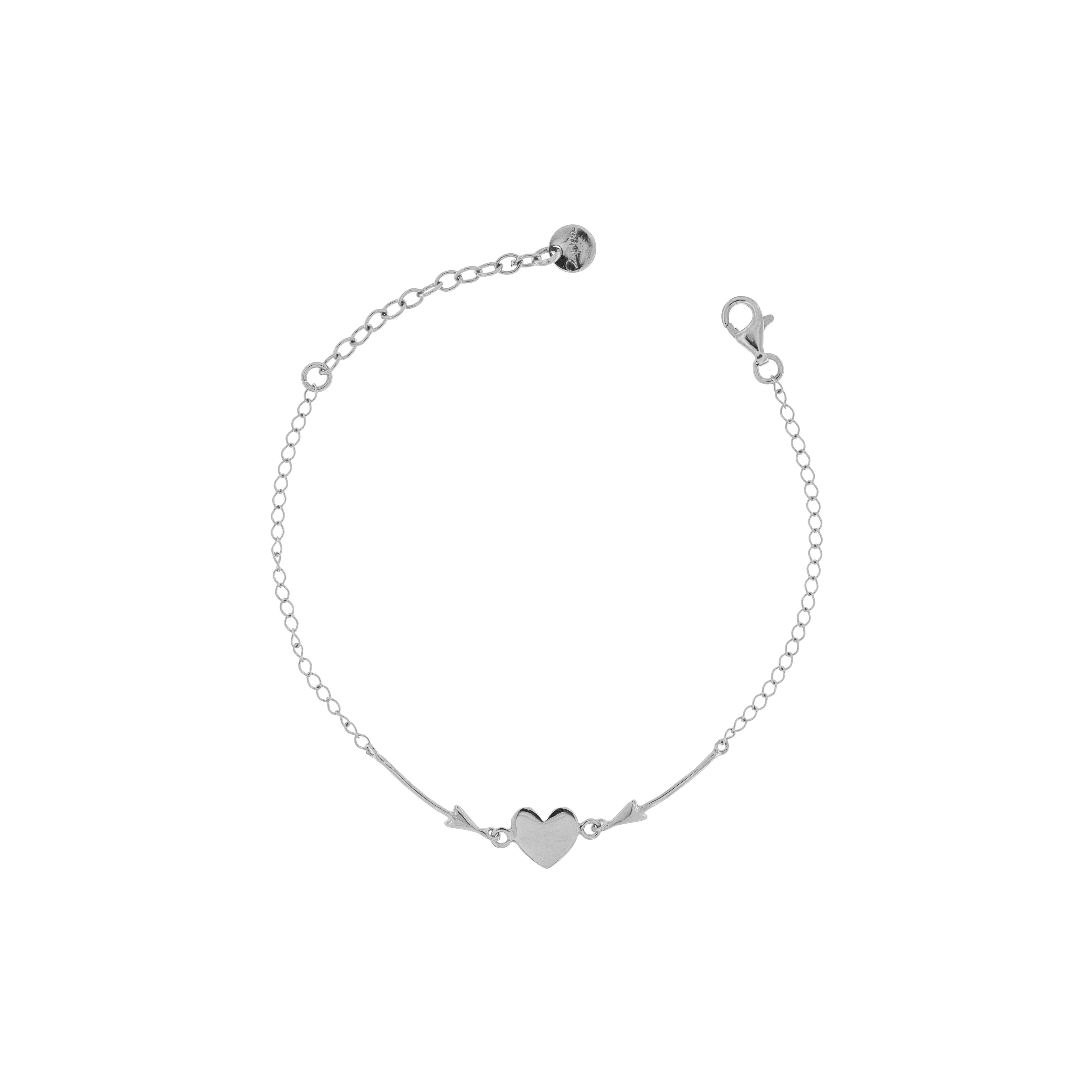 Bracelets - Bracelet with Heart and Arrow - 2 | Rue des Mille