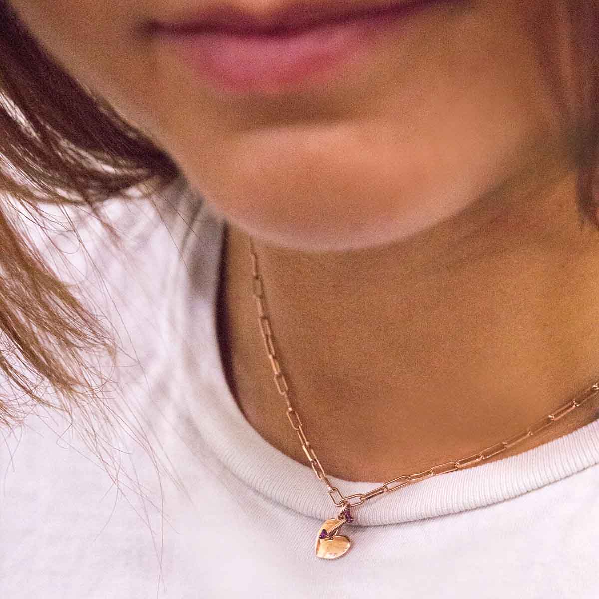 Chain Choker Heart/Arrow