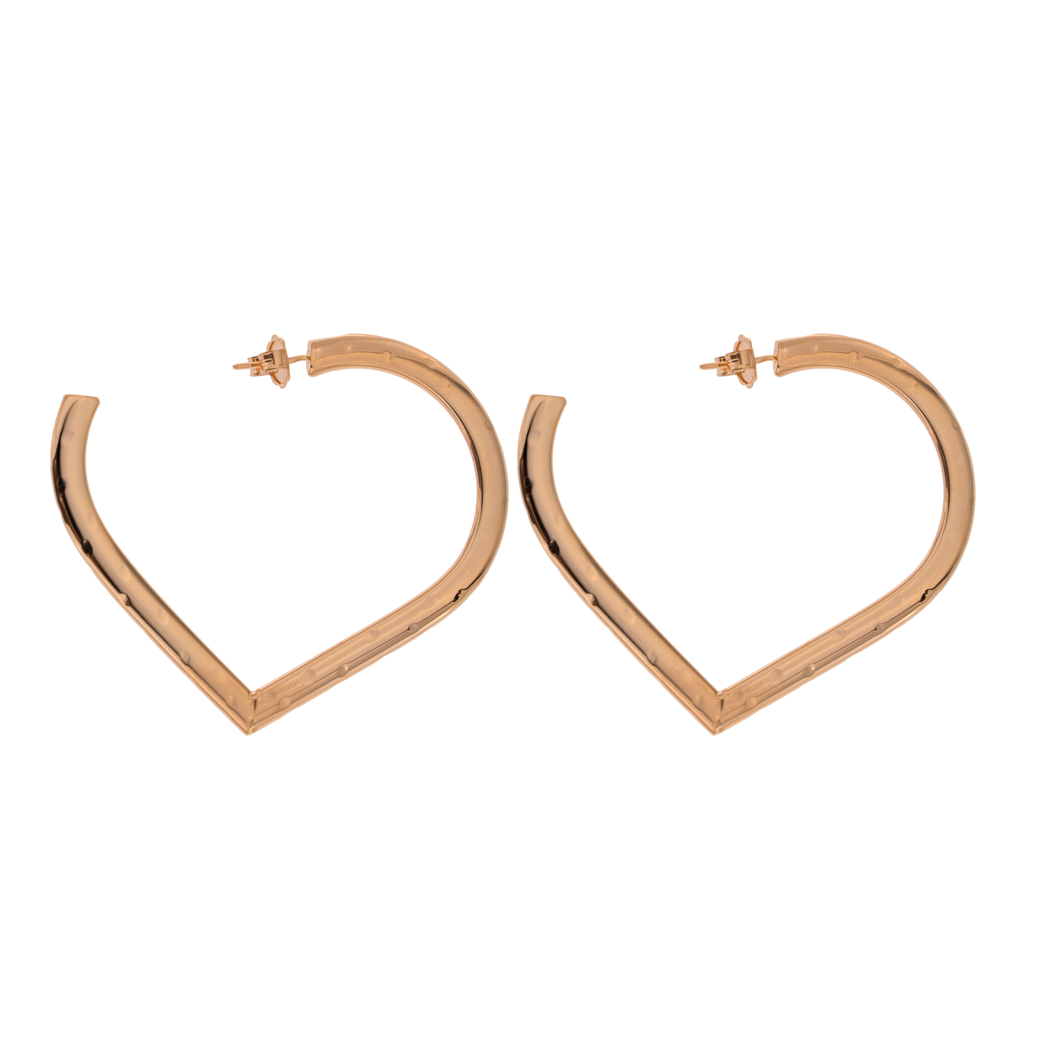 Pendientes - Goldenfall Aretes - Corazòn - 1 | Rue des Mille