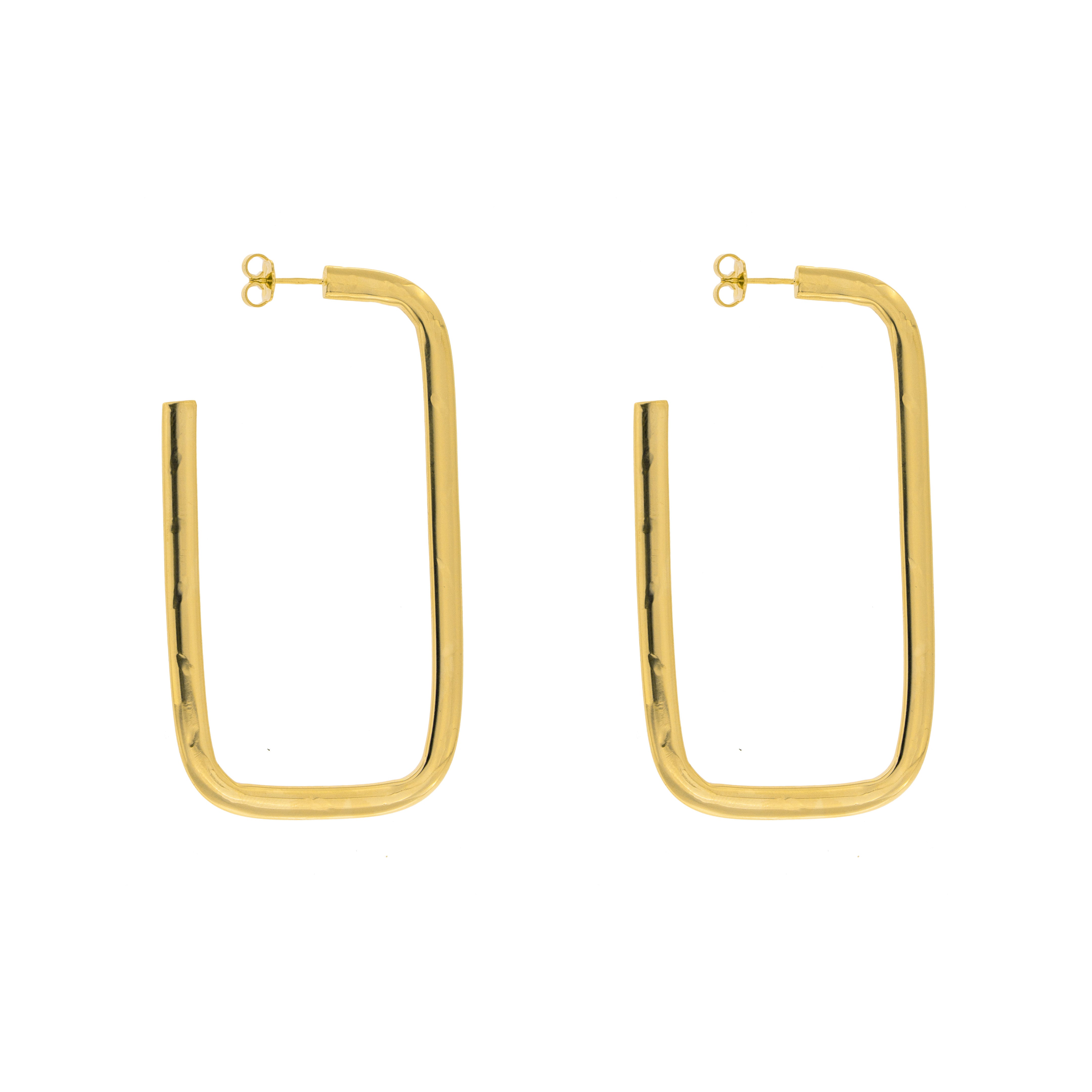 Earrings - Goldenfall Earrings - Rectangle - 2 | Rue des Mille