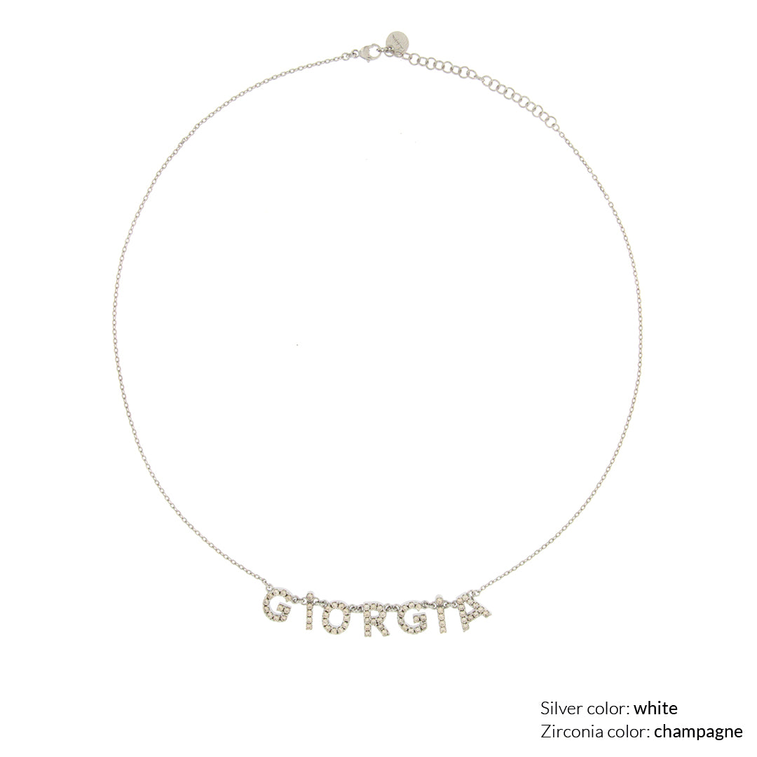 Chokers - Customizable Necklace with Zircon - 8 | Rue des Mille