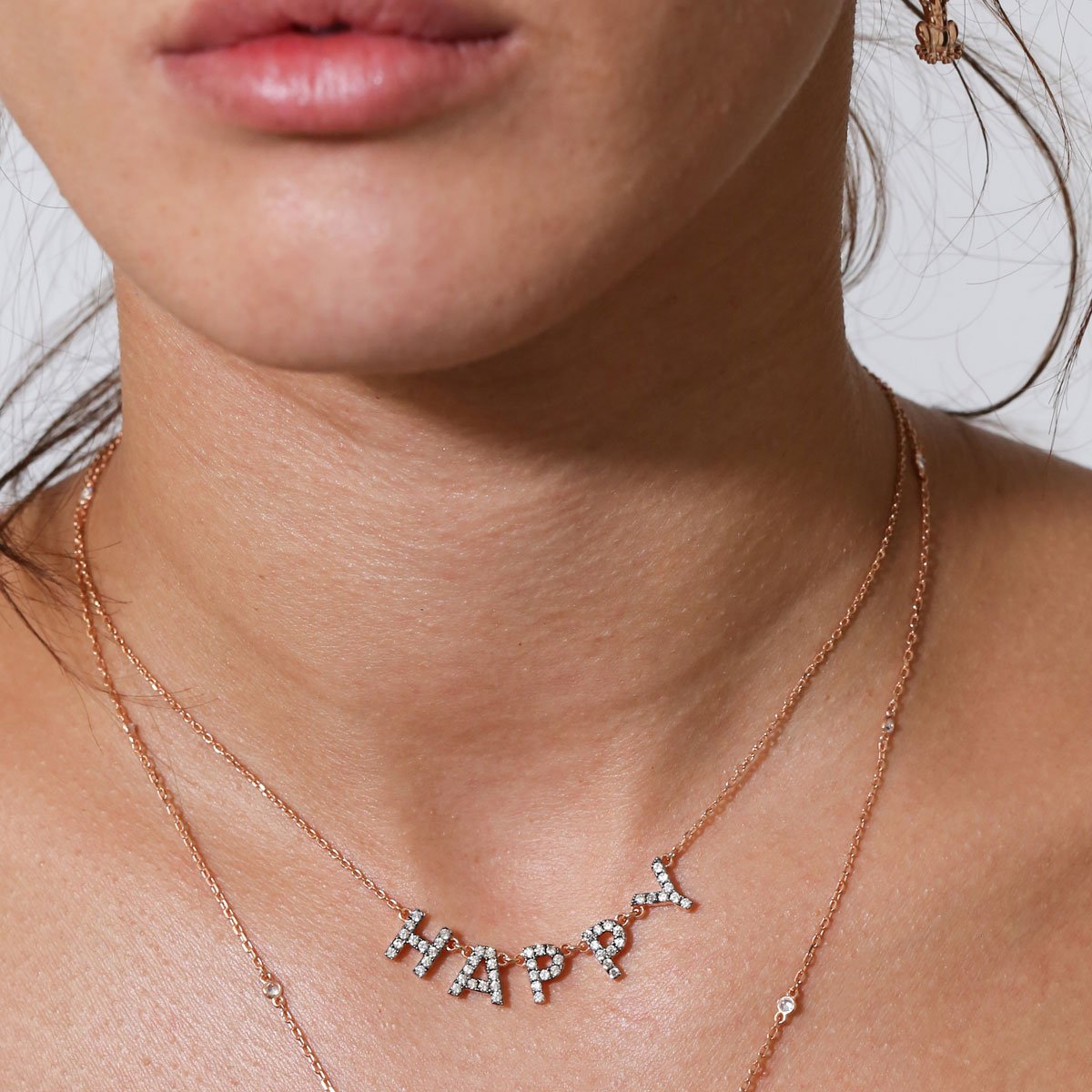 Chokers - Customizable Necklace with Zircon - 22 | Rue des Mille