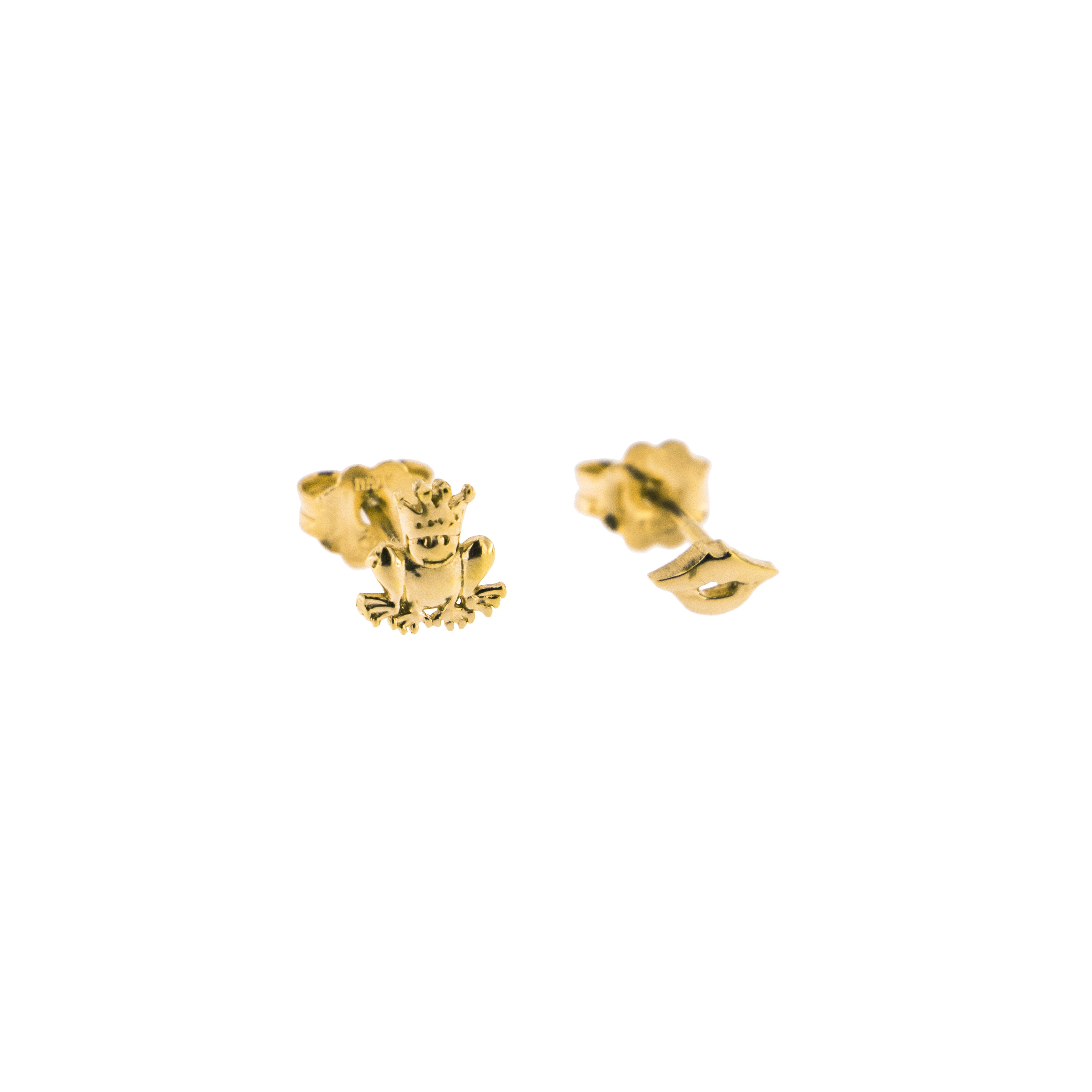 Earrings - Stud Earrings Mouth/Frog - 3 | Rue des Mille