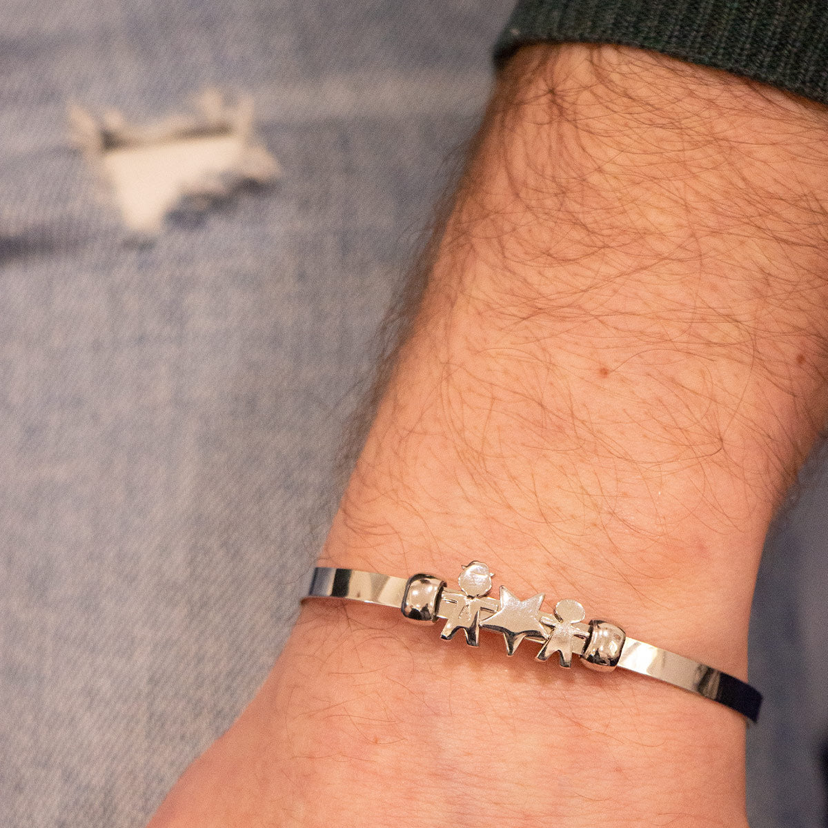 Bracelets - Rigid Circle Silver 925% Bracelet Diameter 5/5.5 - 4 | Rue des Mille