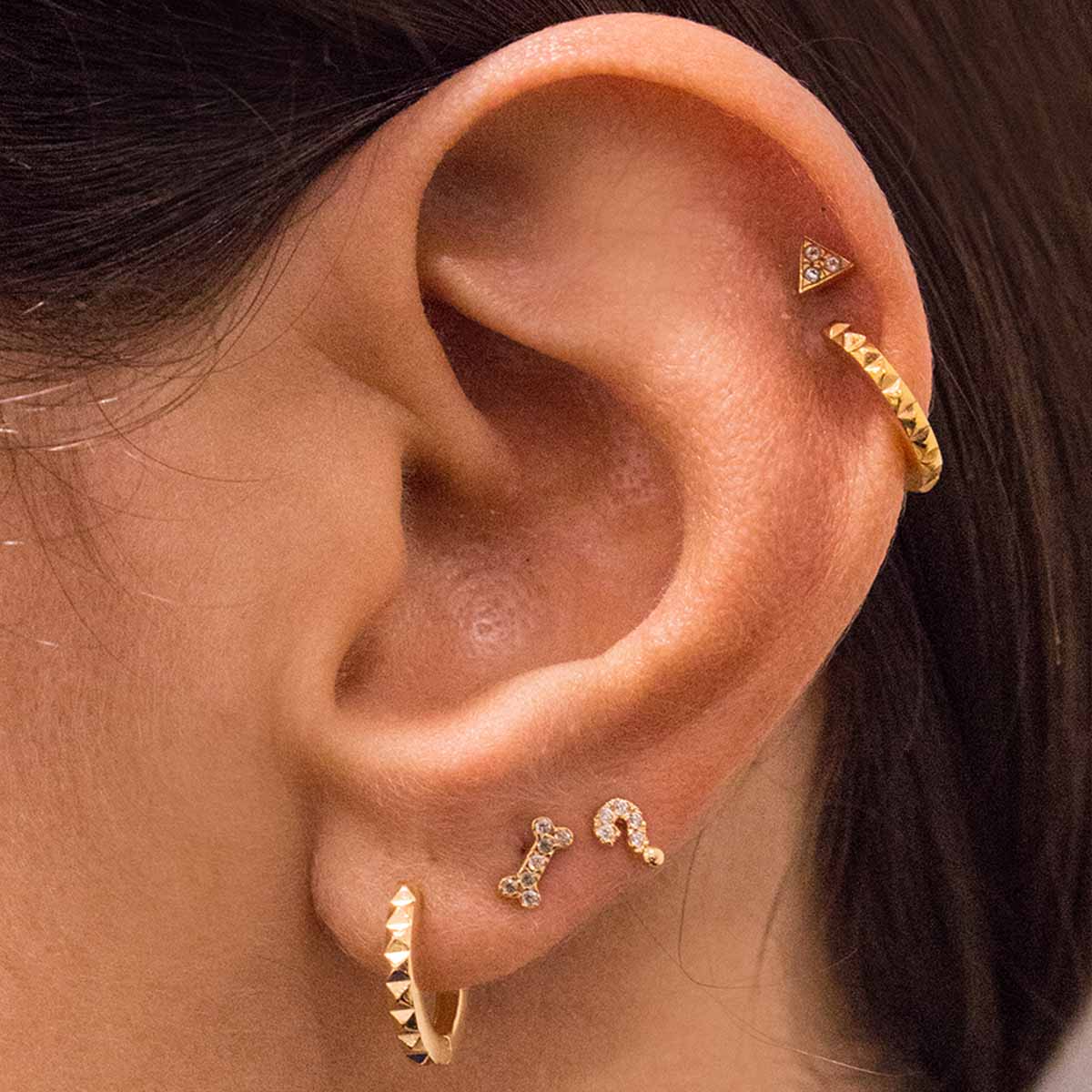 Helix Piercing Question Mark 