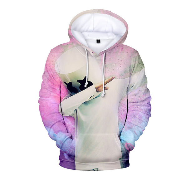Fortnite DJ Marshmello Light Pink Long Sleeve Hoodie for Kids Youth Ad –  