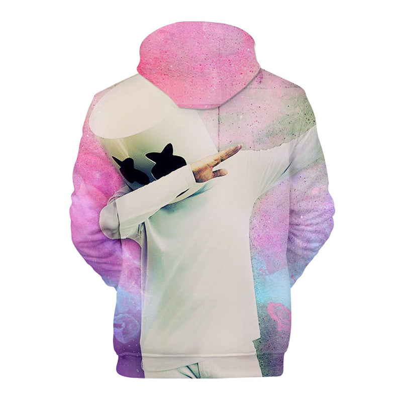 Fortnite DJ Marshmello Light Pink Long Sleeve Hoodie for Kids Youth Ad –  