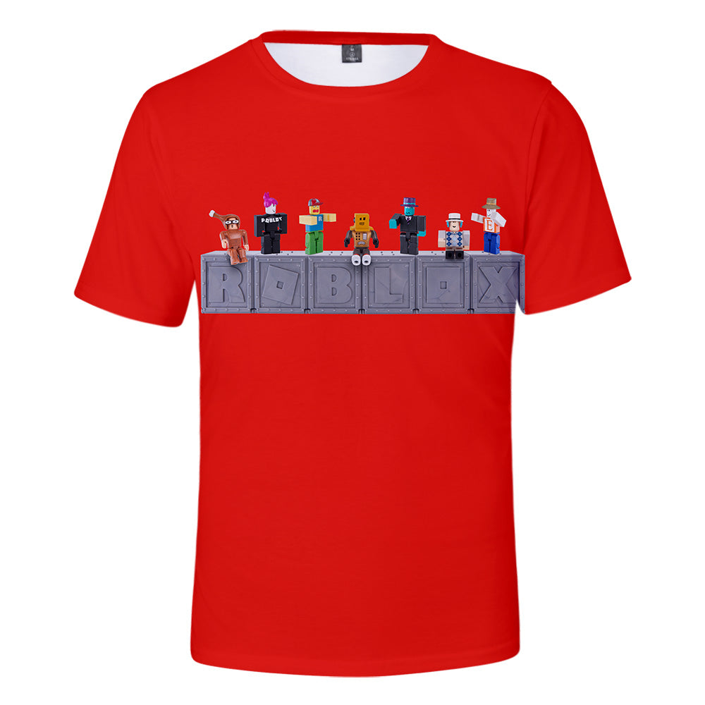 Hot Game Roblox Casual Sports 3D Graphic T-shirts Cool Summer Tees for ...