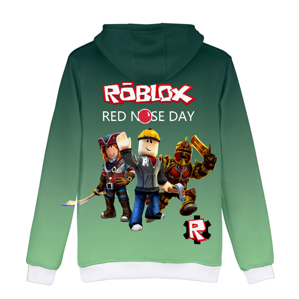 Hot Game Roblox Green Jumper Casual Sports Hoodie Long Sleeve For Kids Abox Nz - green hoodie roblox