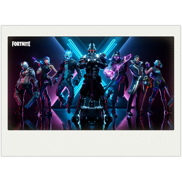 details about fortnite battle royale game canvas wall art print picture roblox gaming raven