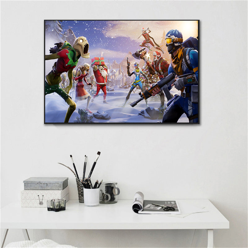 Home Furniture Diy Wall Hangings Fortnite Battle Royale Game Canvas Wall Art Print Picture Roblox Gaming Poster 5 Mtmstudioclub Com - fortnite wood wall roblox